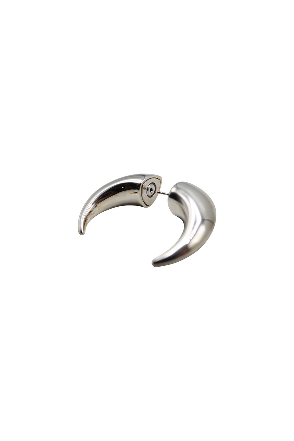 Shop Marine Serre Stud Mono Earring In Silver