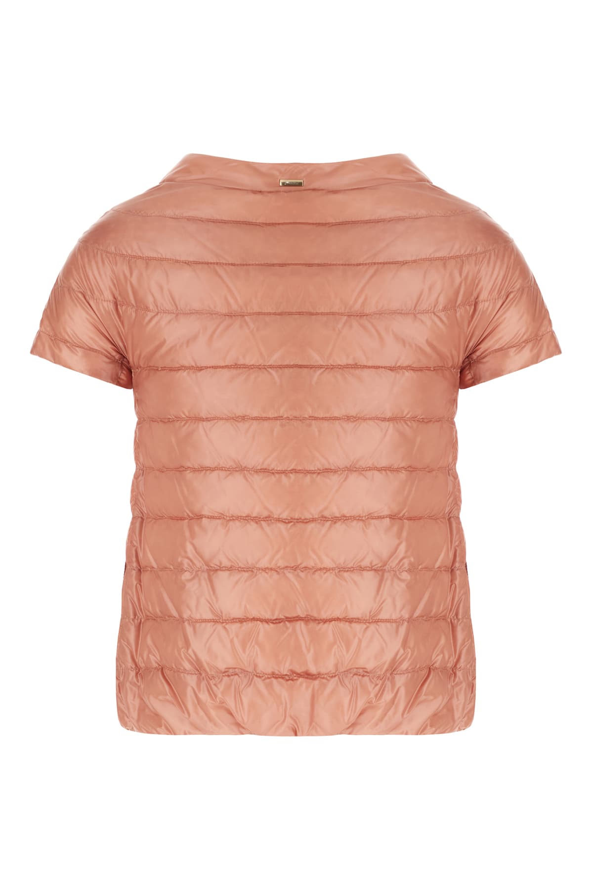Herno Pink Polyester Down Jacket In Rosa Scuro
