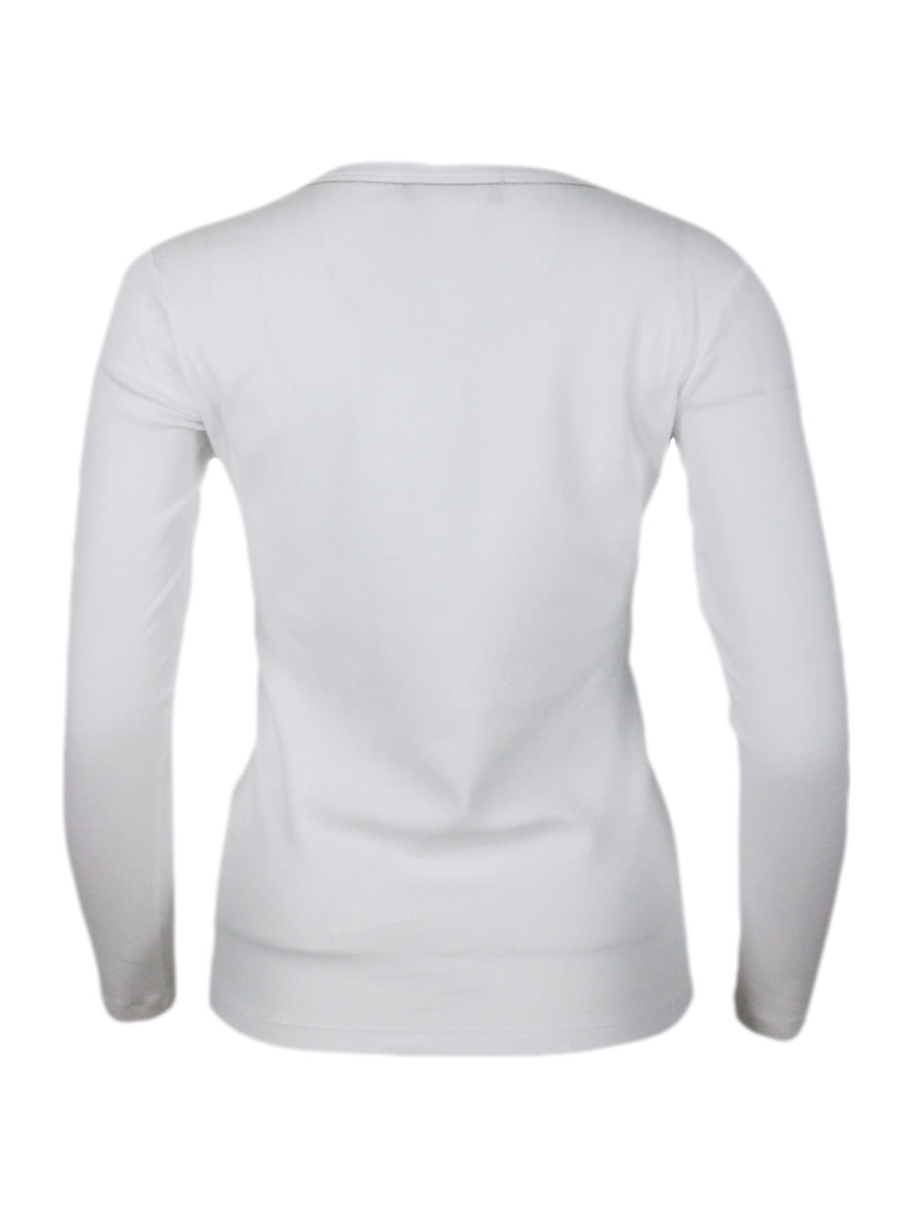 Shop Fabiana Filippi T-shirt In White