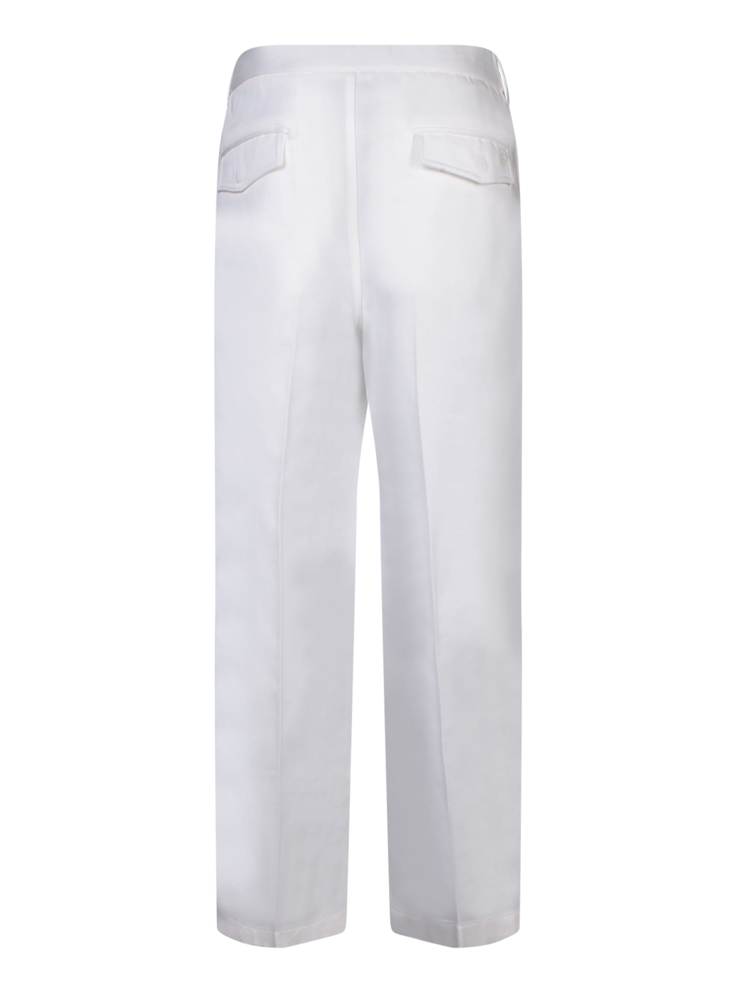 Shop Gucci Chino White Trousers