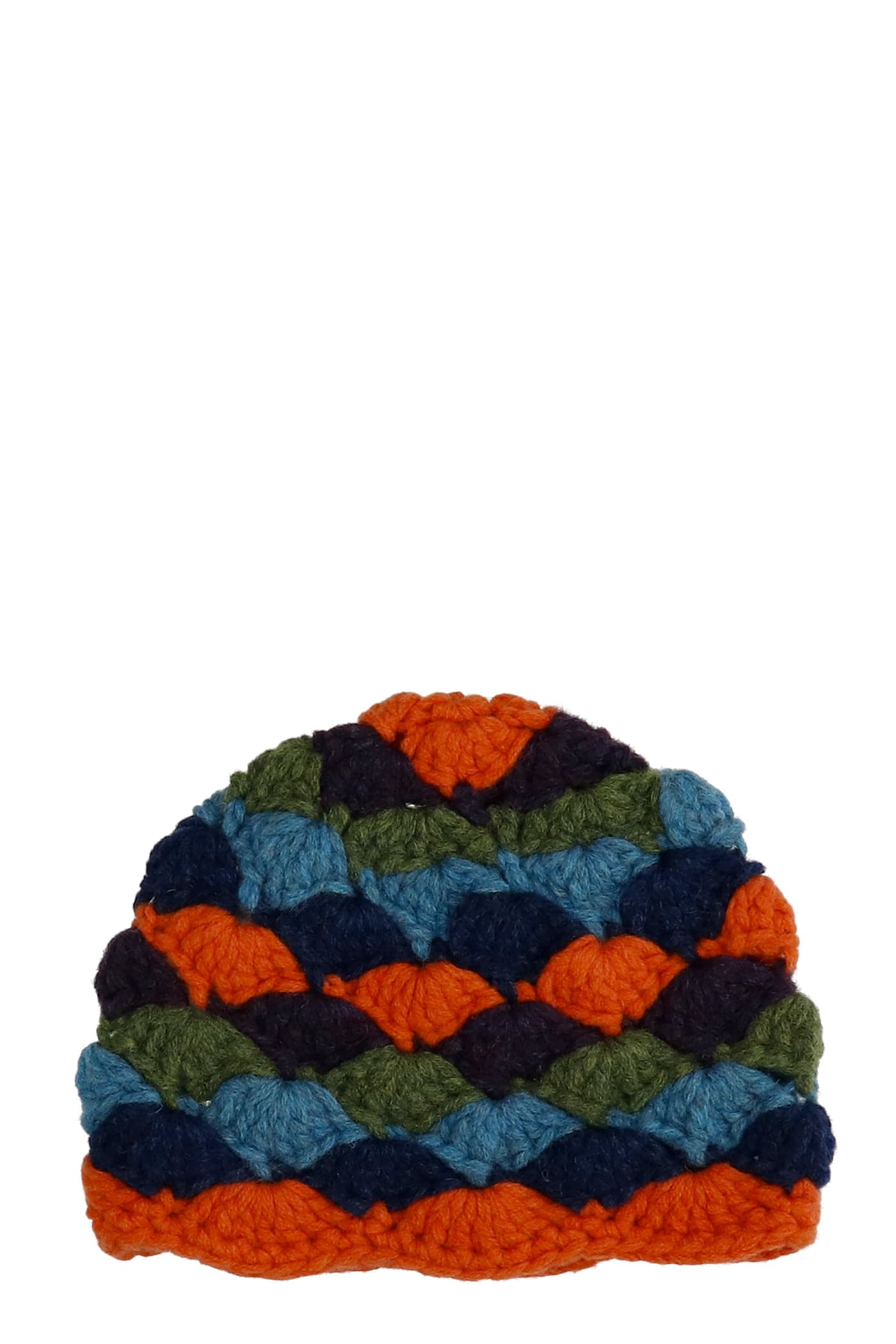 The Attico Hats In Multicolor Wool