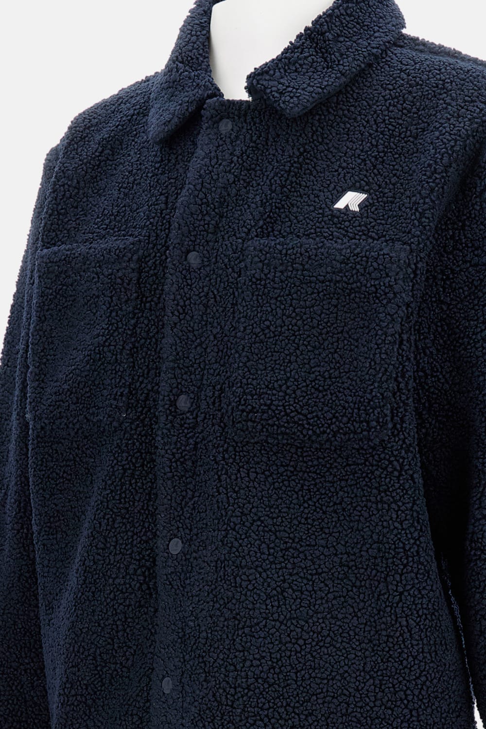 K-way Cameron Sherpa Polar Overshirt In Blue