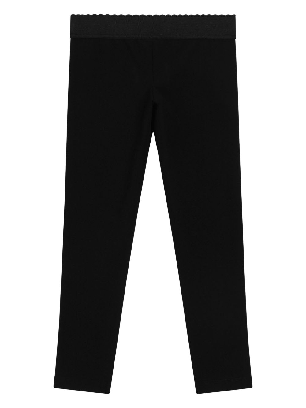 Dolce & Gabbana Dolce & Gabbana Kids Leggings With Logo Band In Black