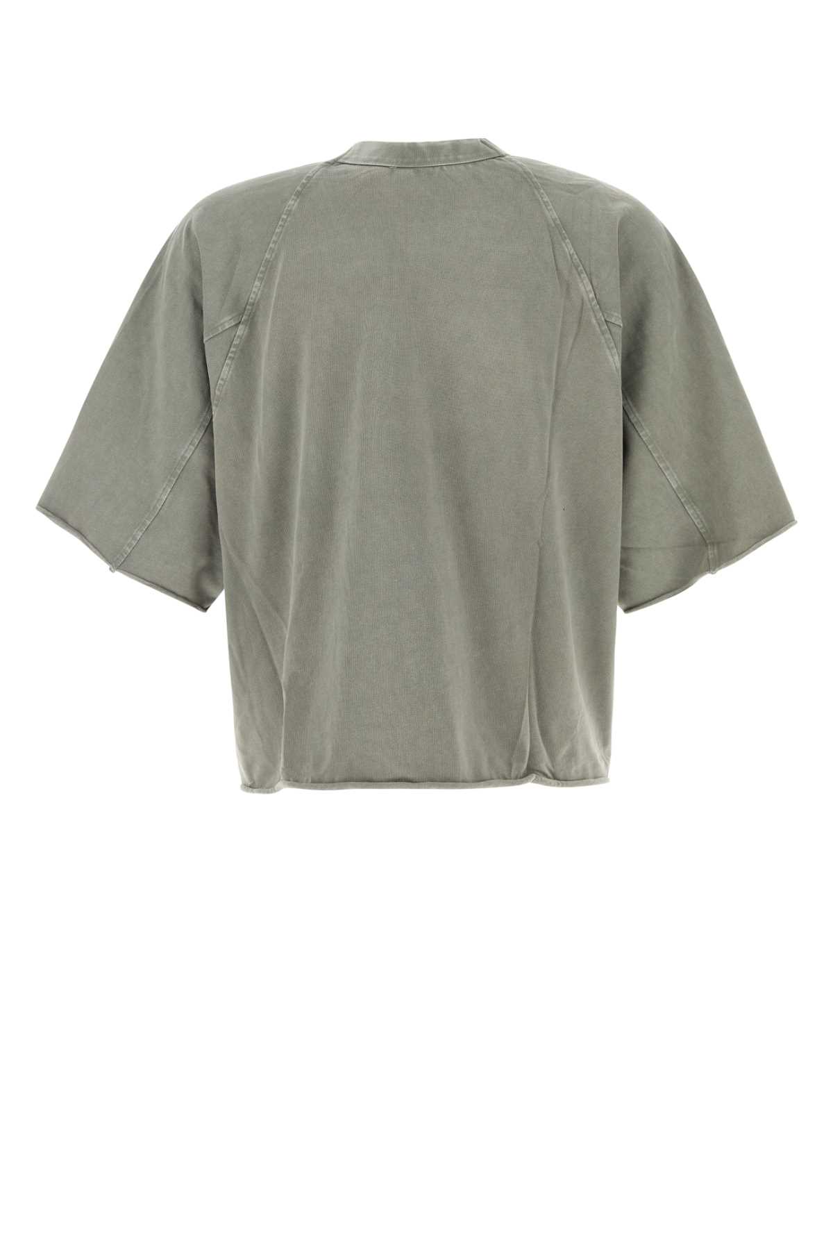 Entire Studios Dove Grey Cotton Oversize T-shirt In Rhino