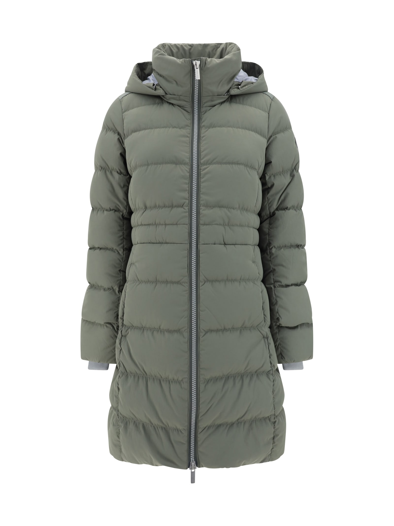 Shop Canada Goose Aurora Parka Down Jacket In Green