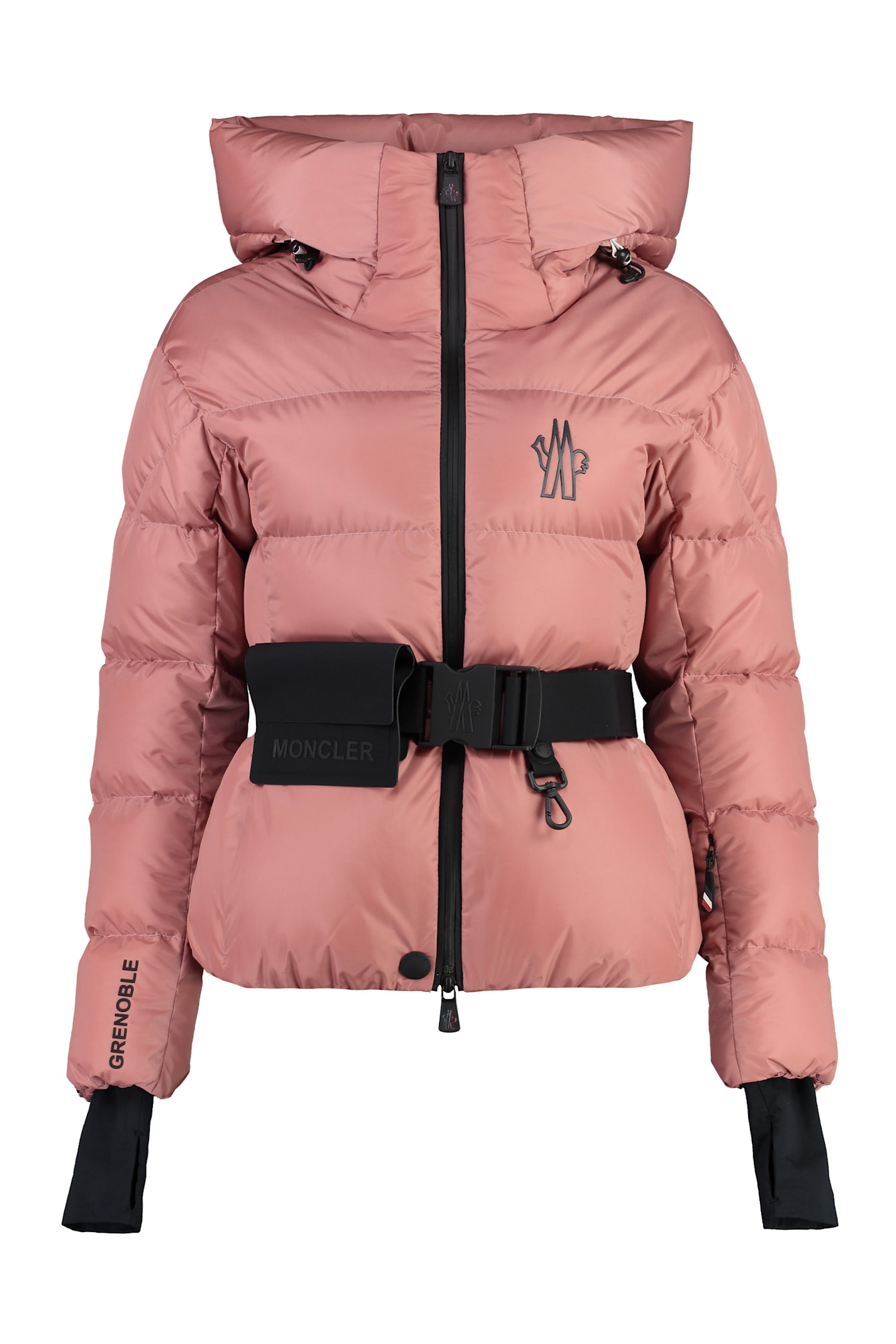 Shop Moncler Bouquetin Short Down Jacket In Pink