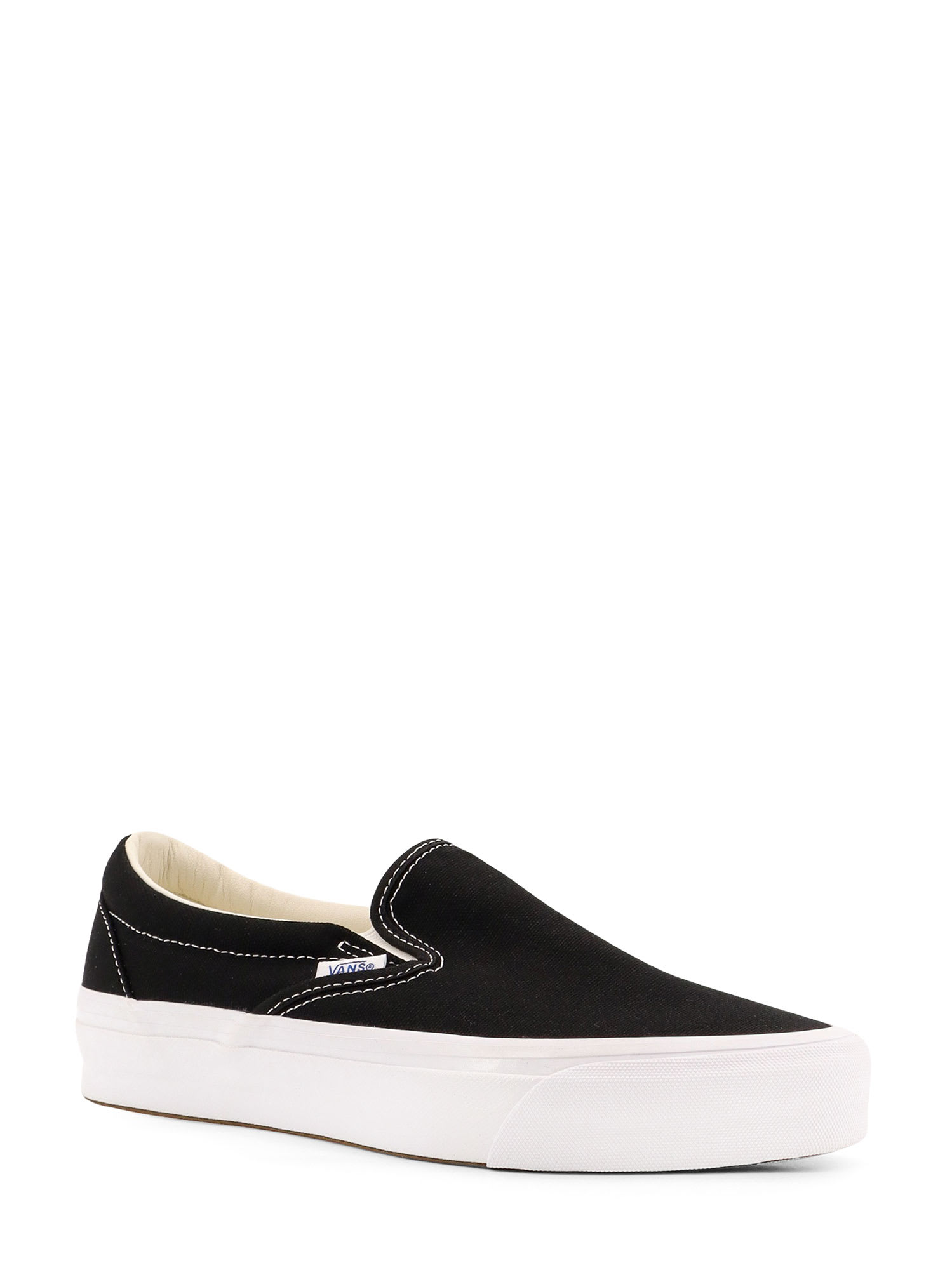 Vans Knu Slip Man Sneakers Black Size 12 Soft Leather In Black