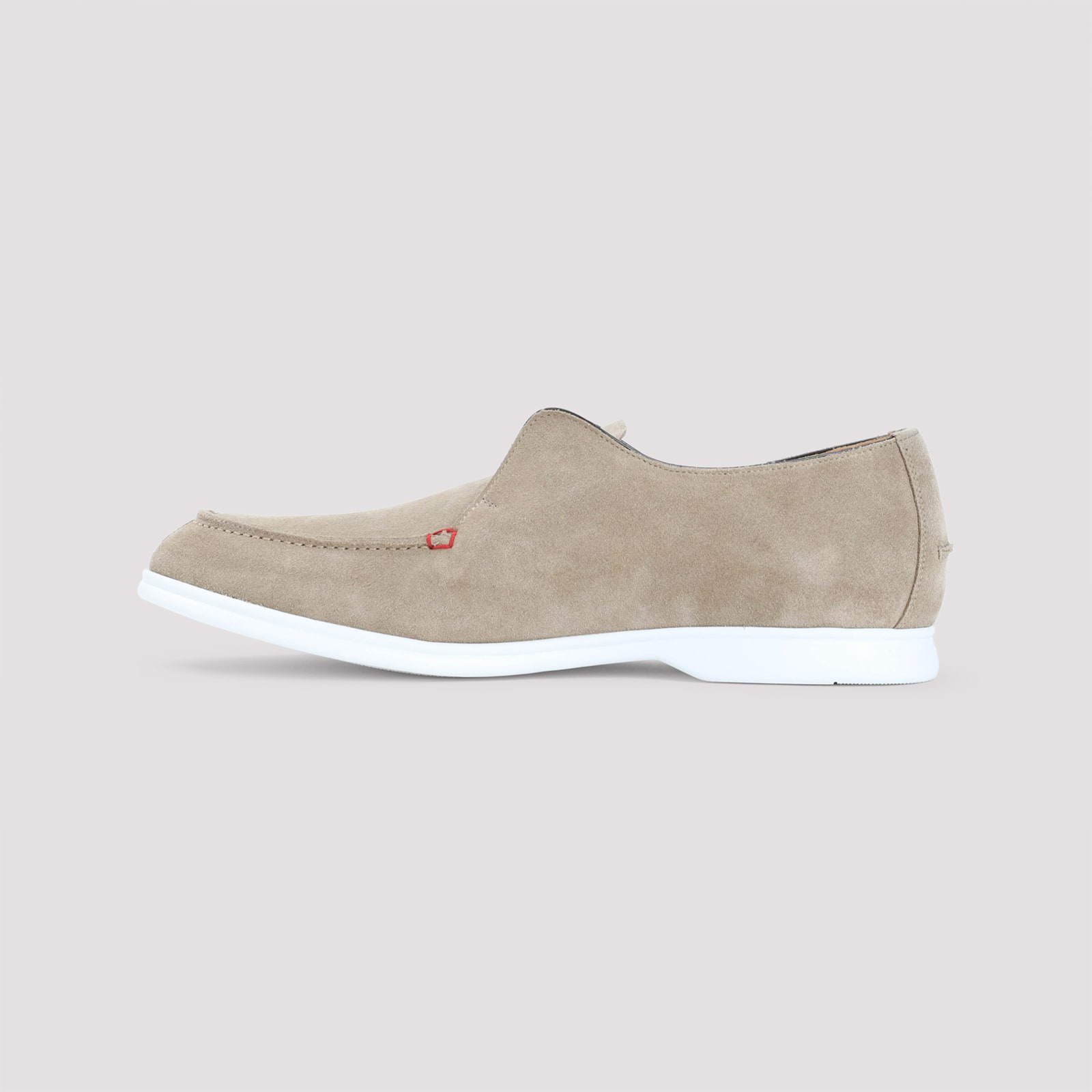 Kiton Lace-up In Beige