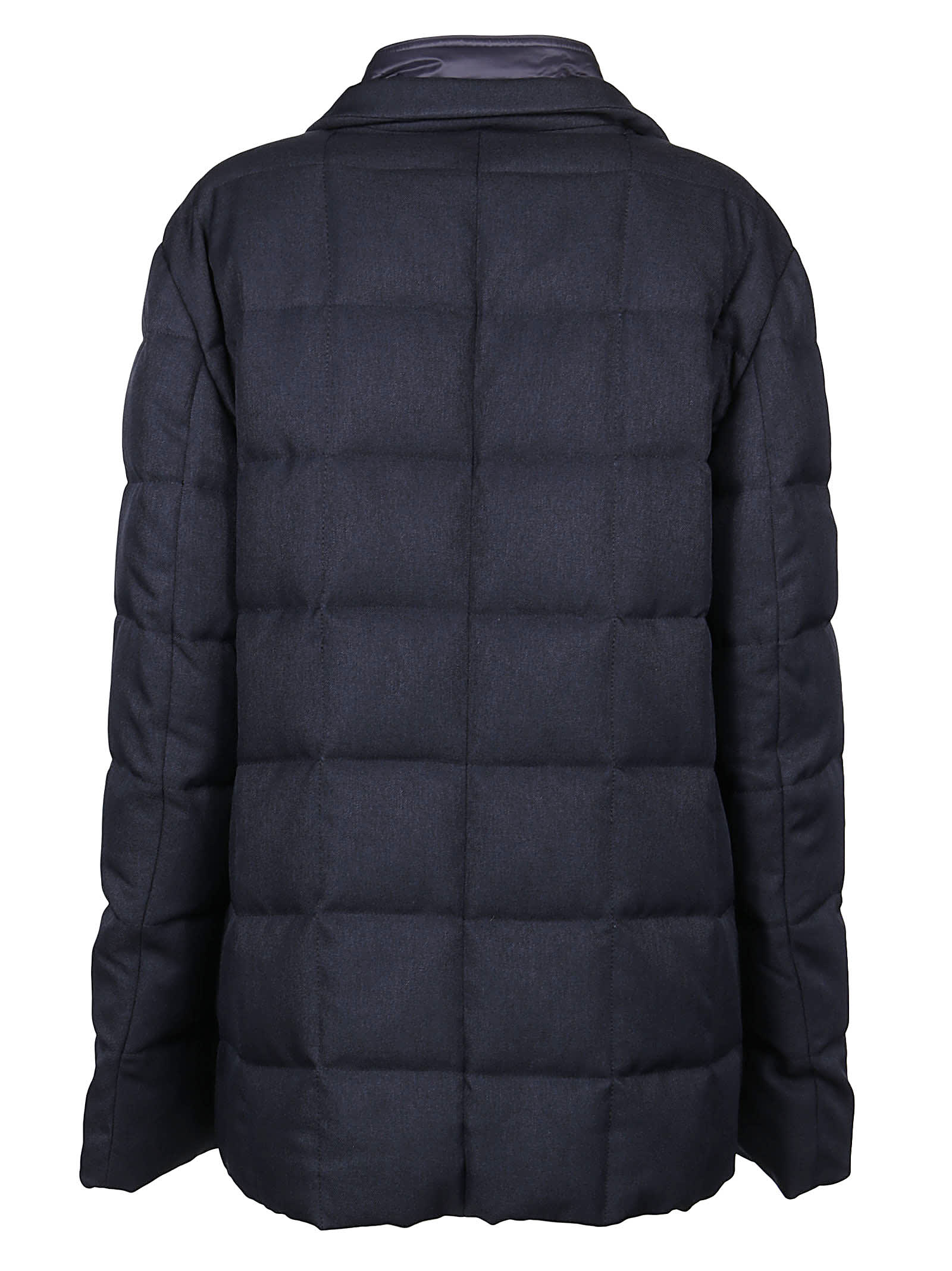 Shop Fay Db Front Down Jacket In Navy