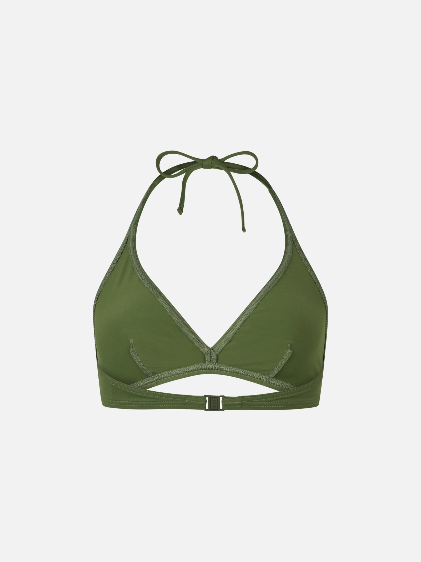 MC2 SAINT BARTH WOMAN TRIANGLE BRALETTE MILITARY TOP GAIA