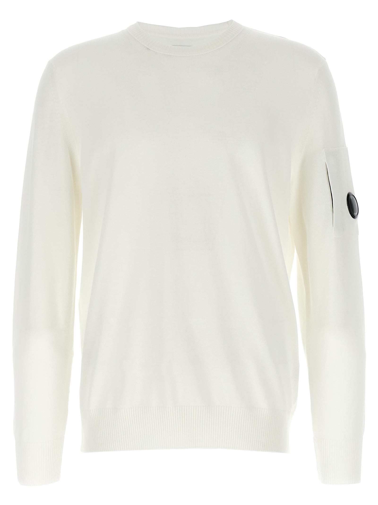C.p. Company Cp Company Brushed Diagonal Fleece Lens Crew Neck Sweatshirt