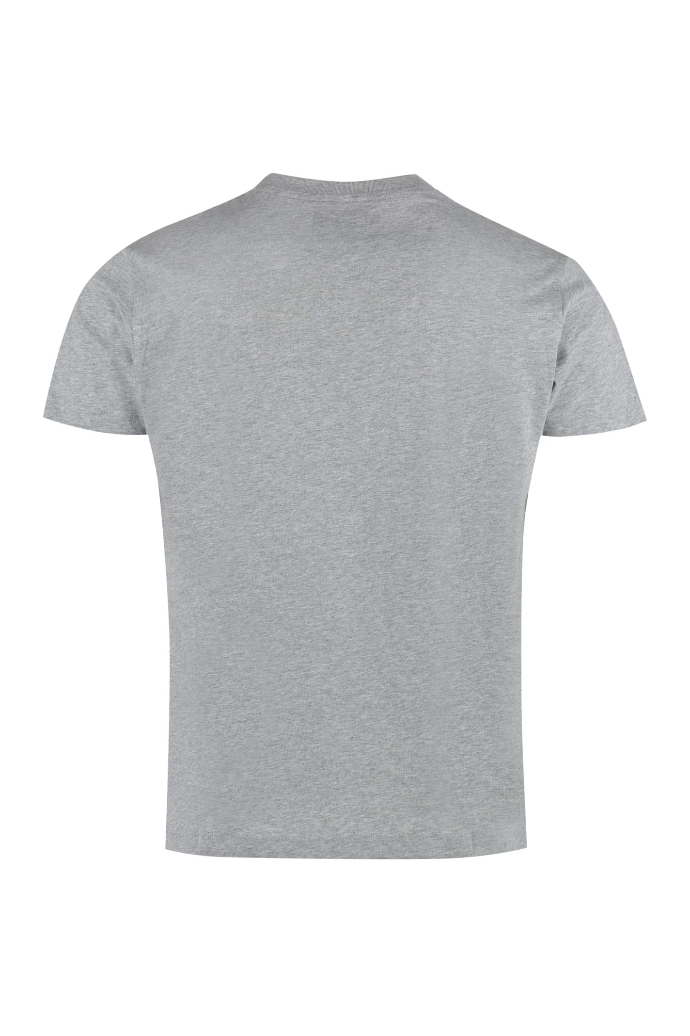 Shop Vilebrequin Logo Cotton T-shirt In Grey
