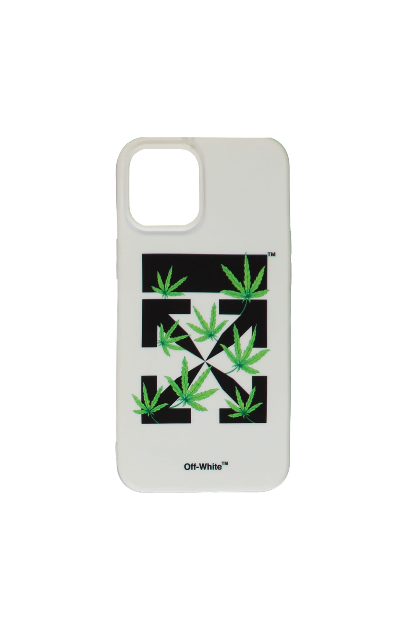 Off-white Printed Iphone 12 Pro Max Case In White