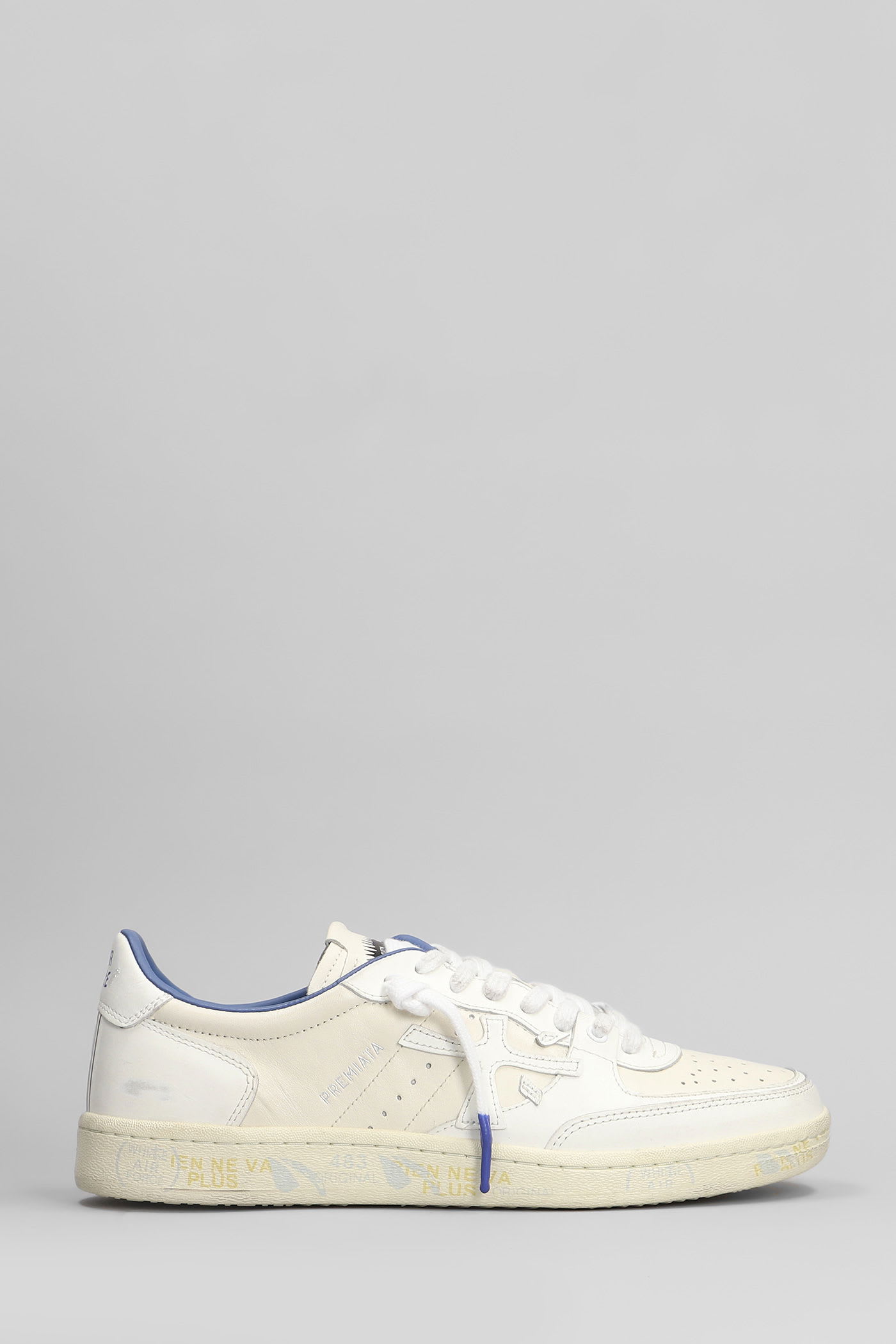 Bskt Clay Sneakers In Beige Leather