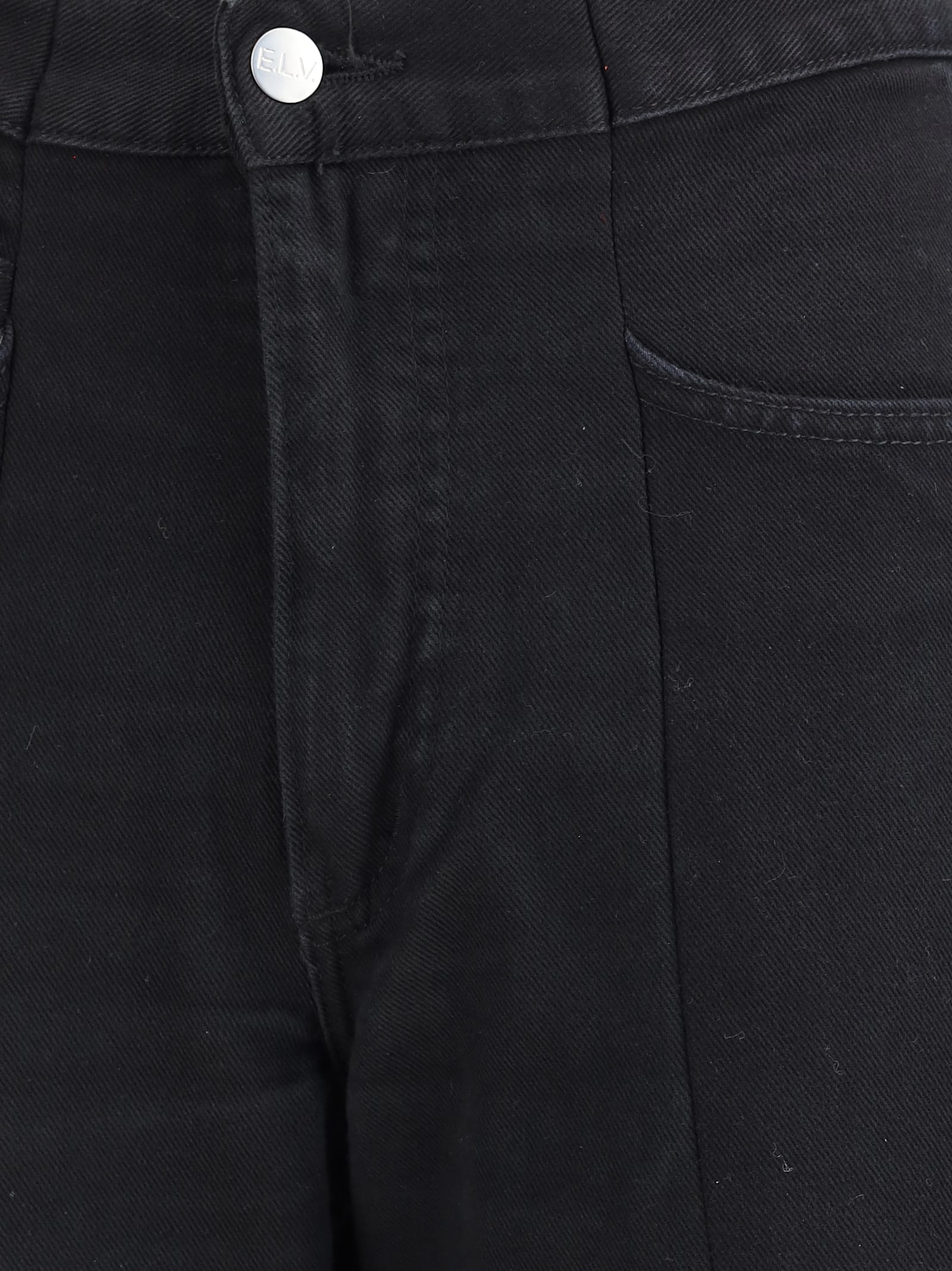 E.l.v Denim E. L.v. Denim Odette Jeans In Black