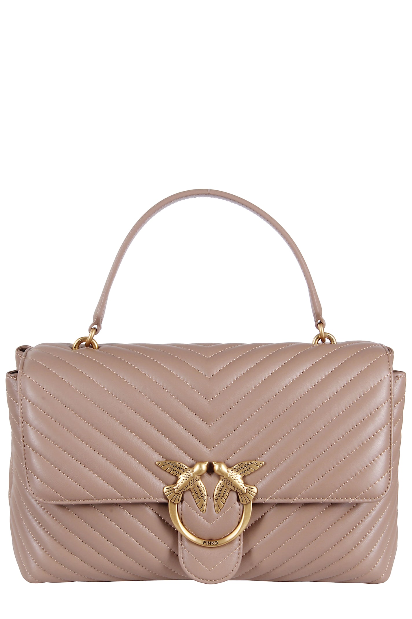Pinko Large Lady Love Puff Tote Bag In Pink