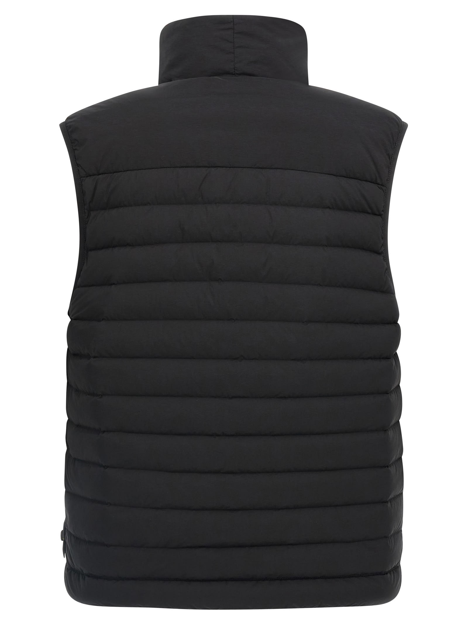 Stone Island Gilet Seamless Tunnel Nylon Down-tc In Black