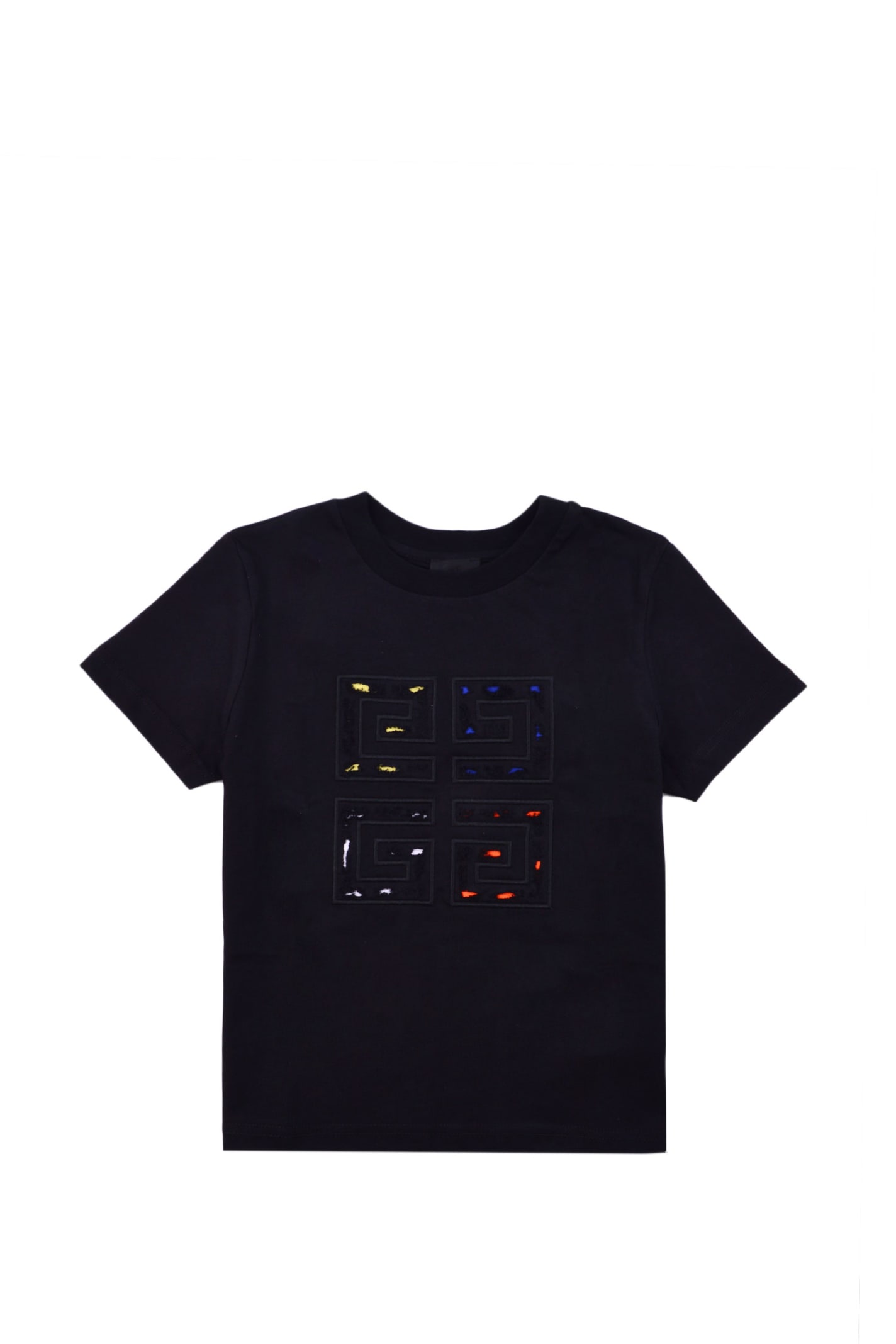 Givenchy Kids' Cotton T-shirt In Back