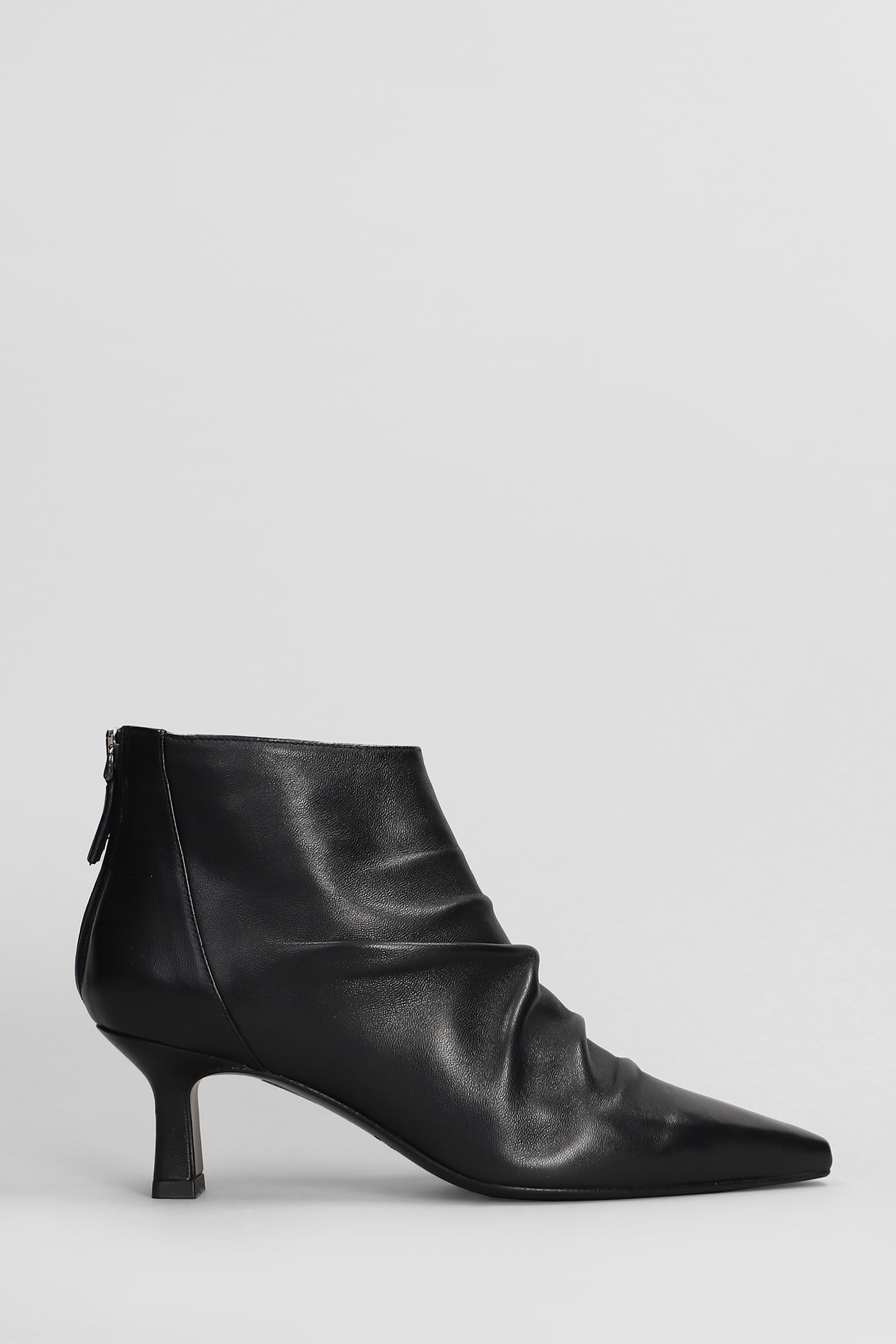 Texan Ankle Boots In Black Leather