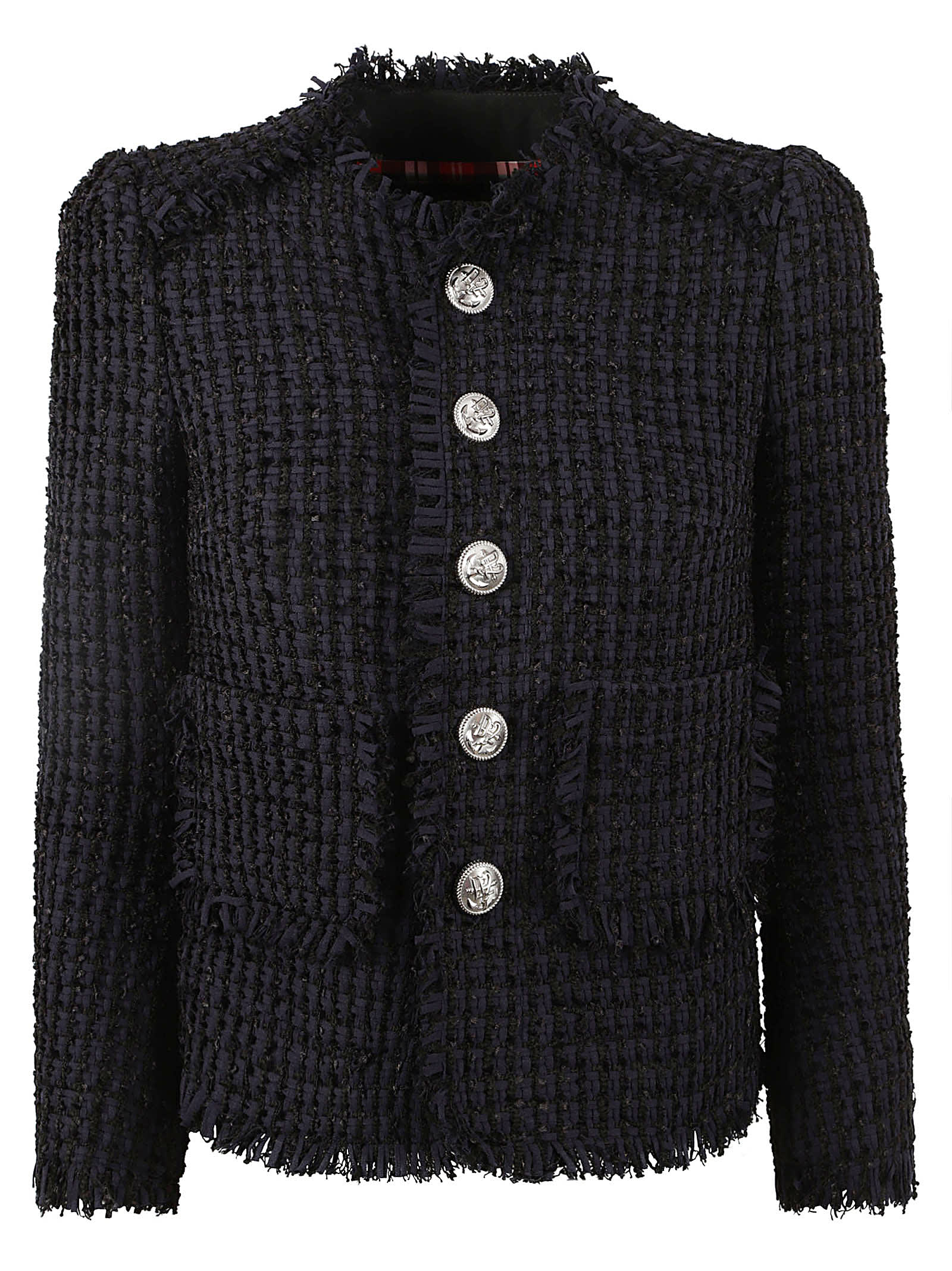 Shop Dsquared2 Lower Manhattan Jacket In Navy Blue