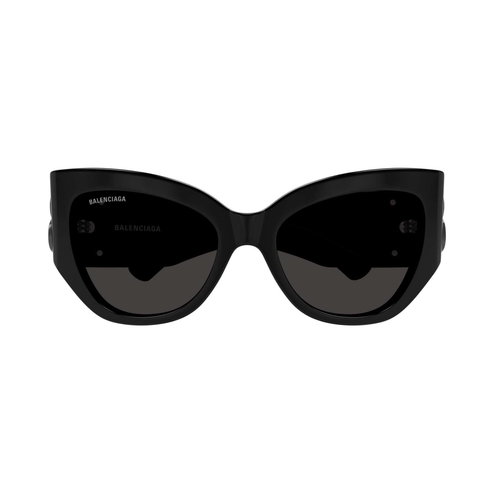 Shop Balenciaga Sunglasses In Nero/grigio