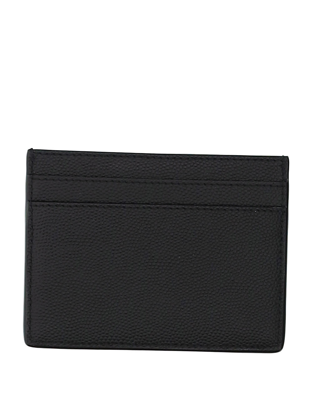 Shop Saint Laurent Credit Card Holder In Black