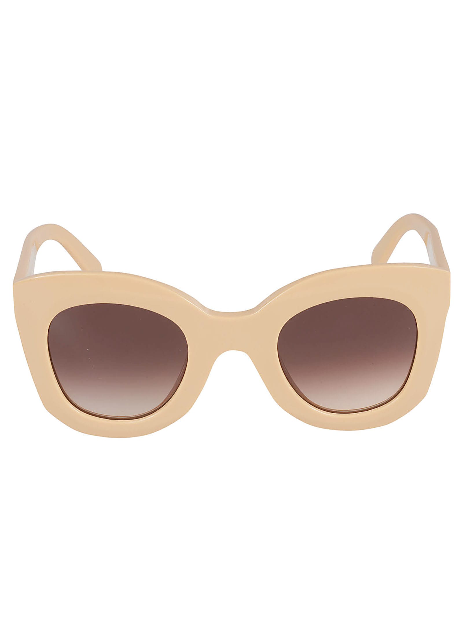Celine Cat-eye Thick Sunglasses In Black