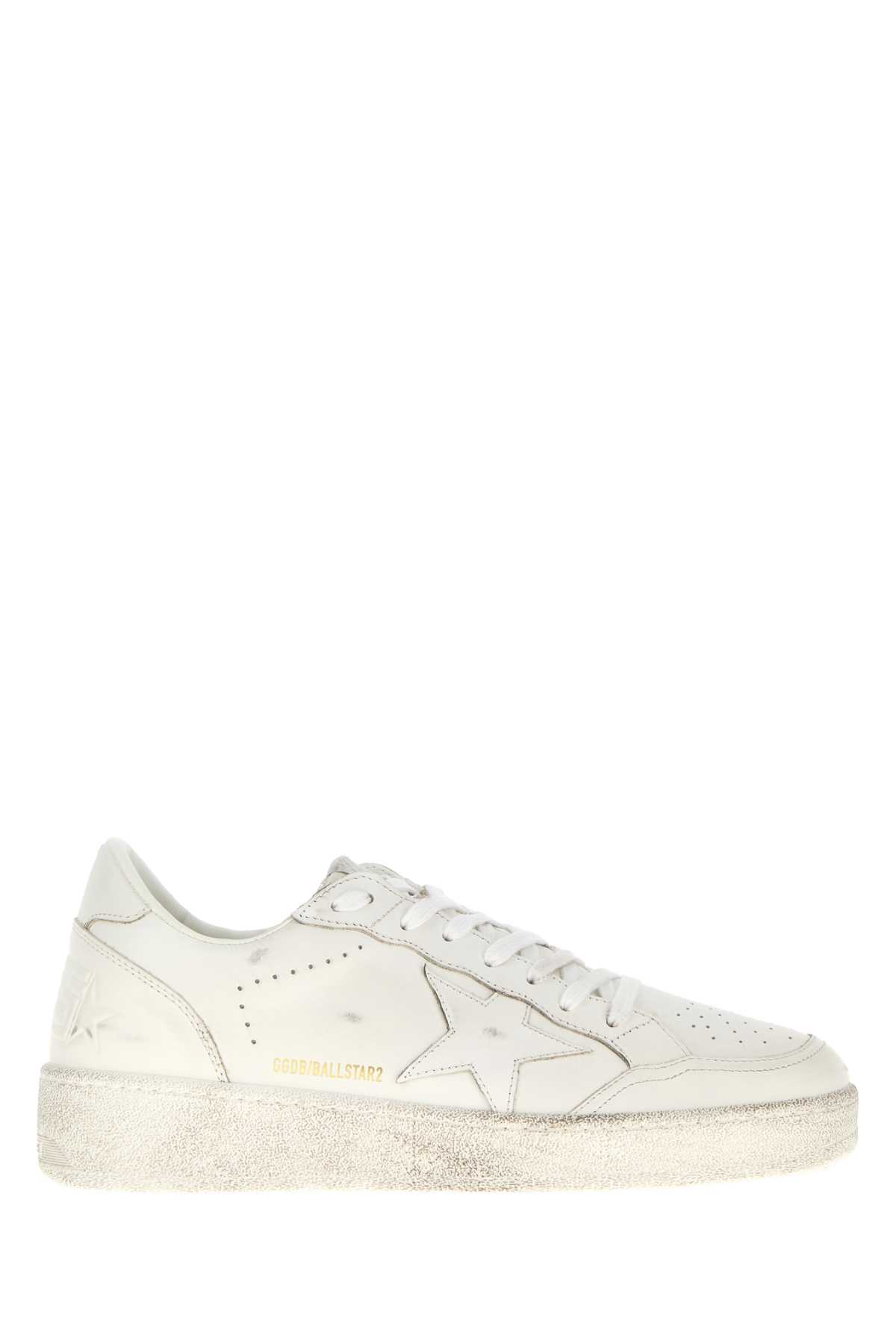 White Leather Ball Star 2 Sneakers