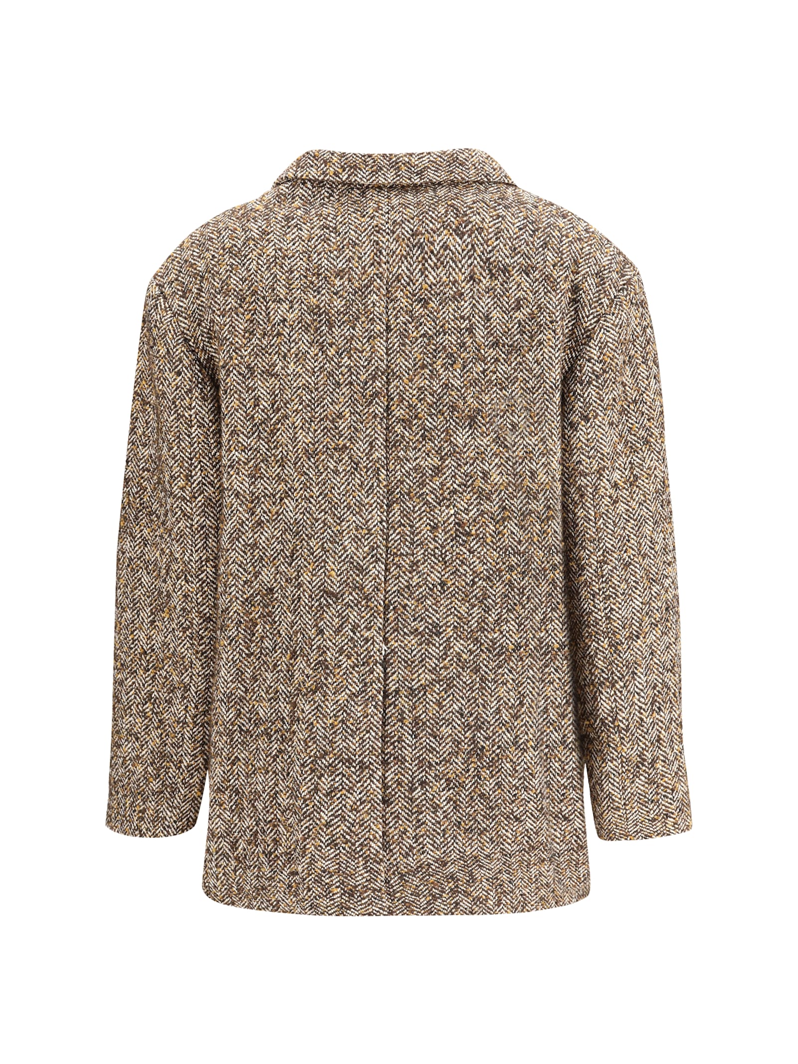 True Royal Vittoria Jacket In Tweed In Brown