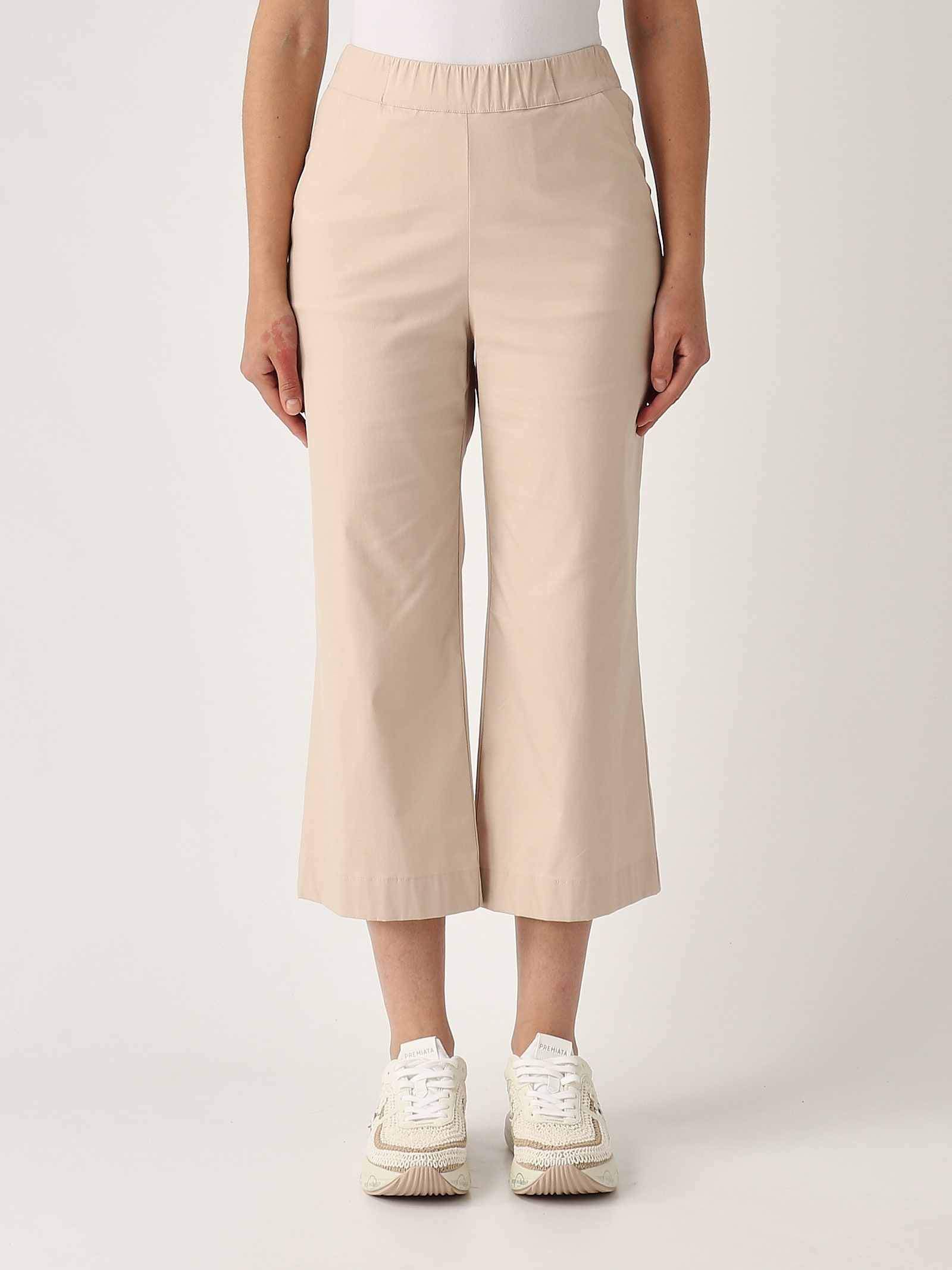 Gran Sasso Pantalone Trombetta Trousers In Brown