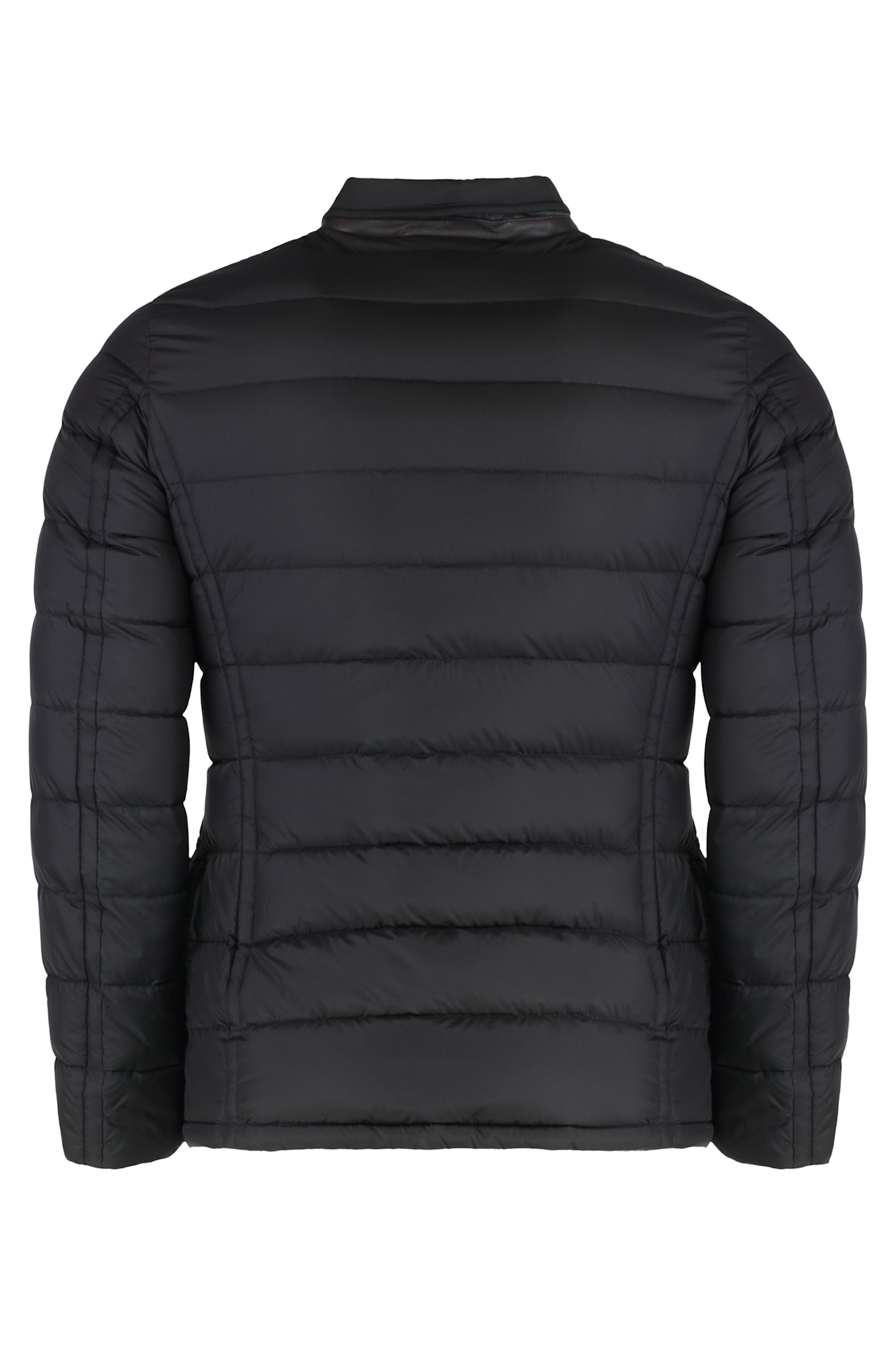 Moorer Zayn Techno Fabric Down Jacket In Blue