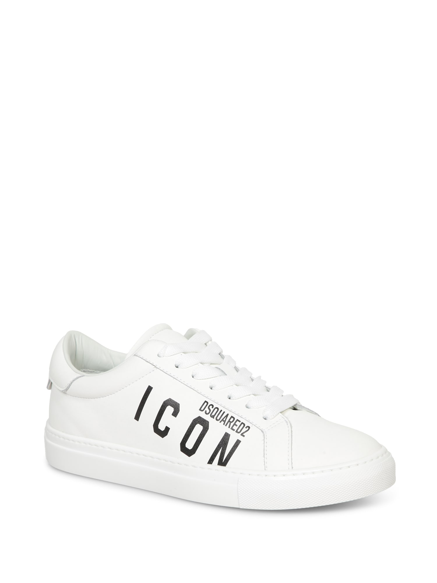 Shop Dsquared2 Low Cassetta White Sneakers