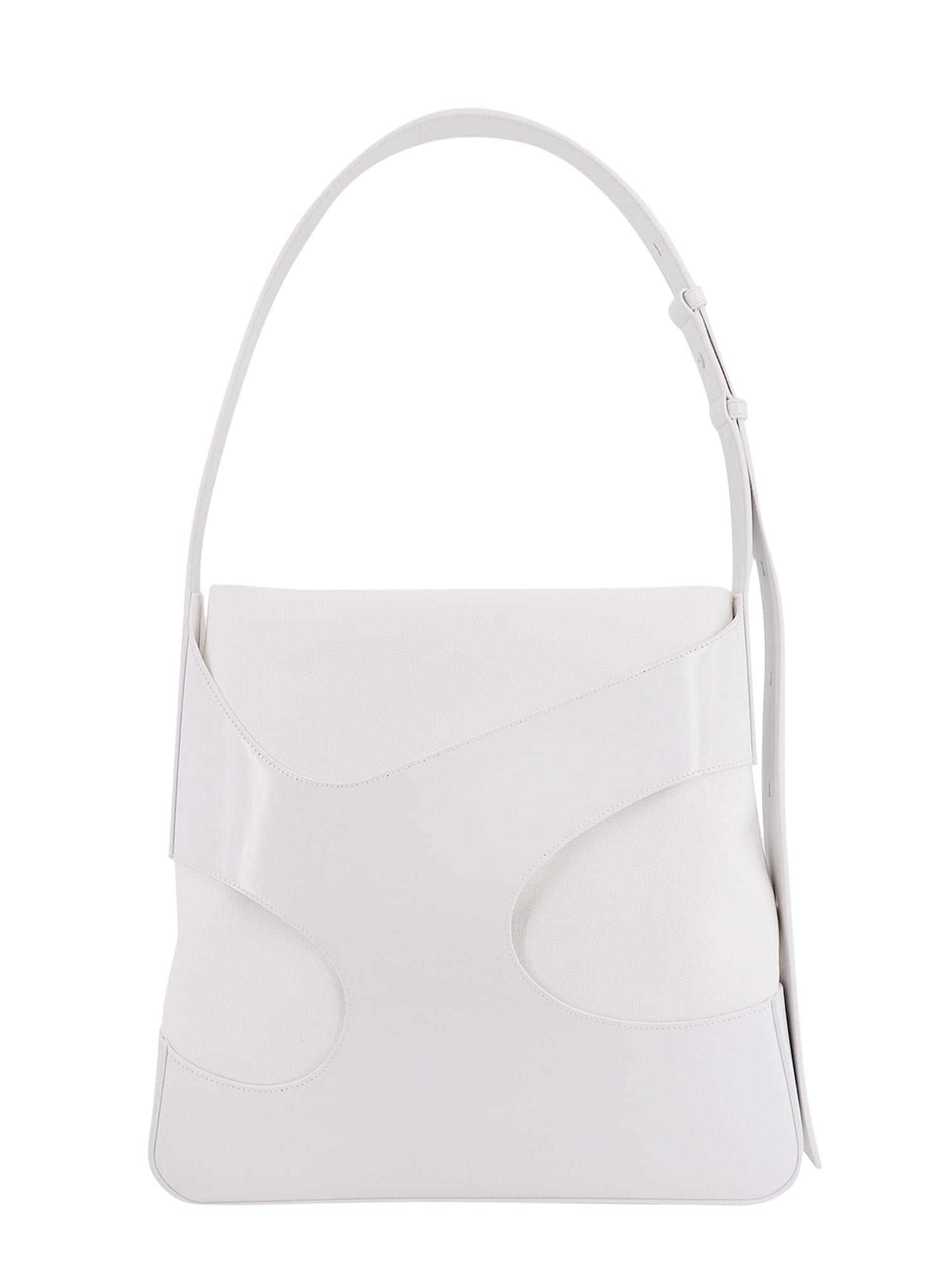 Shop Ferragamo Shoulder Bag In White