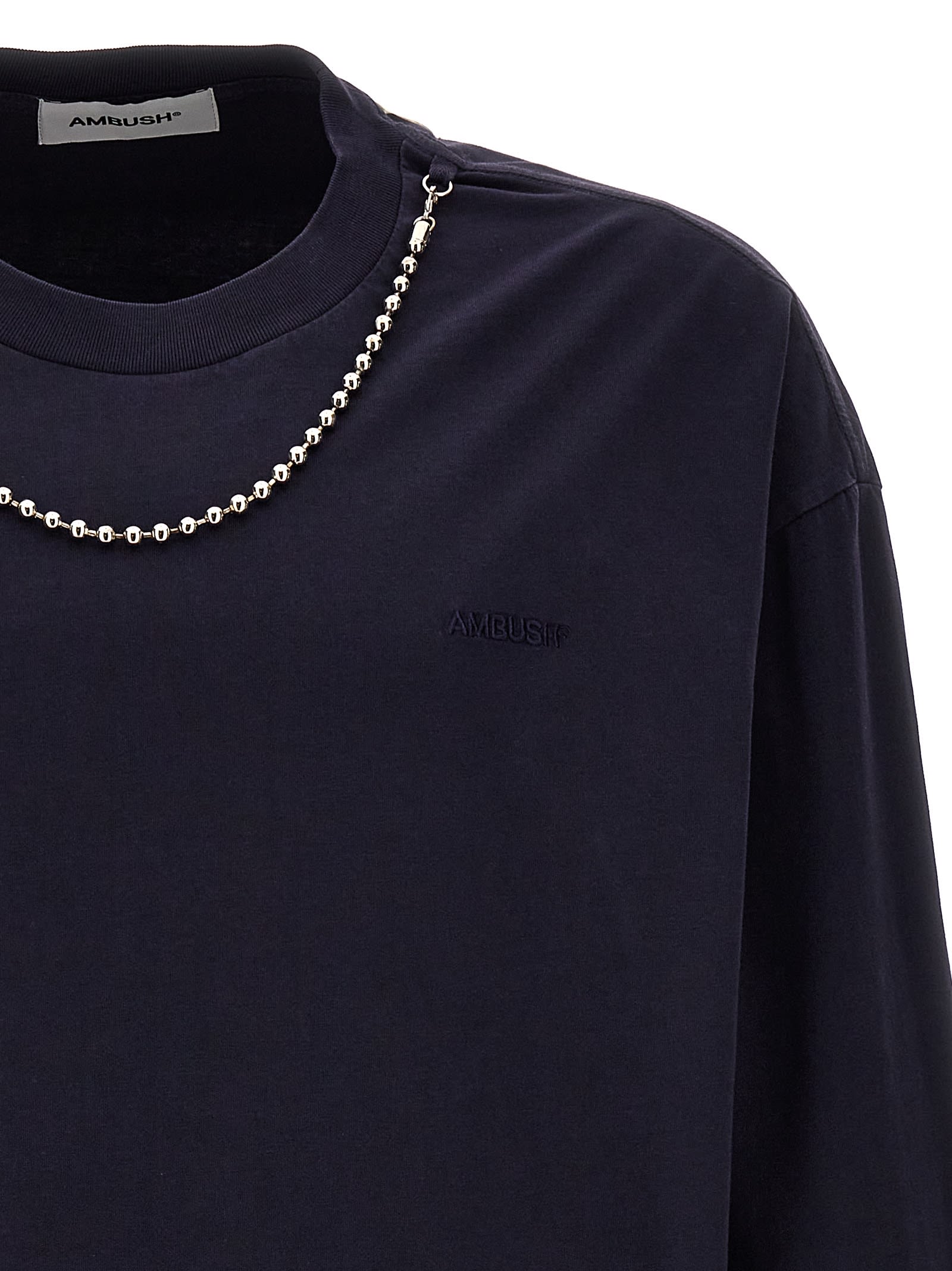 Shop Ambush Ballchain T-shirt In Blue