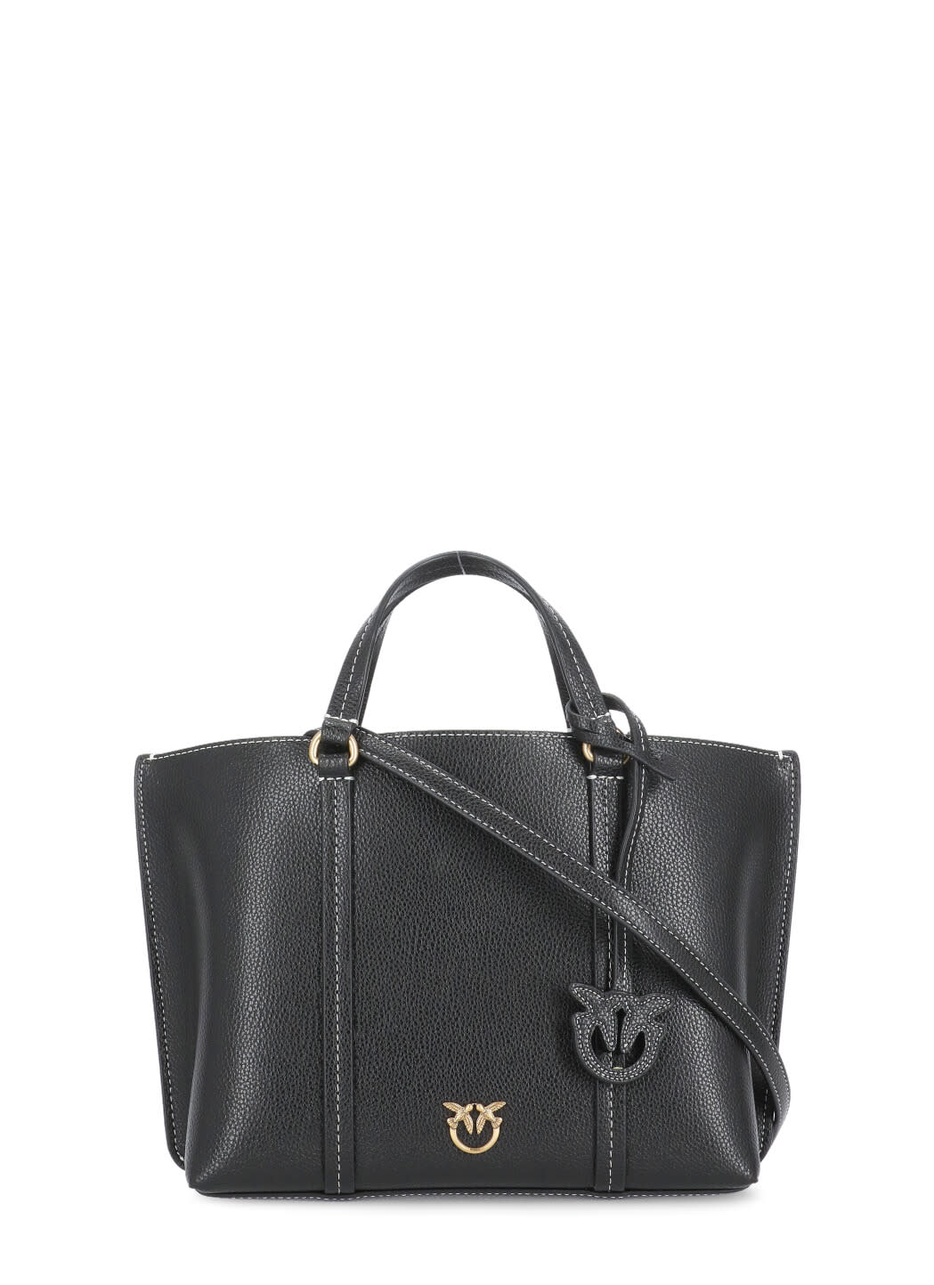 Shop Pinko Carrie Classic Bag In Black