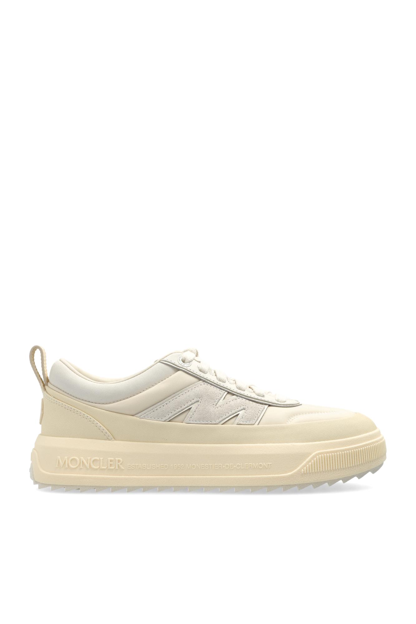 Moncler Sneakers En Nubuck Et Daim Altive In Neutral