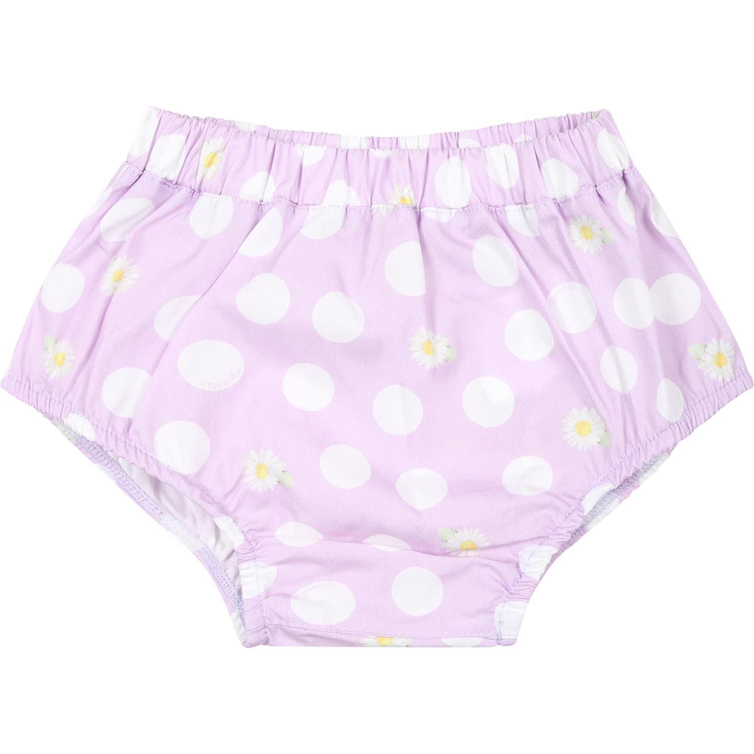 Shop Monnalisa White Set For Baby Girl With Daisy Print