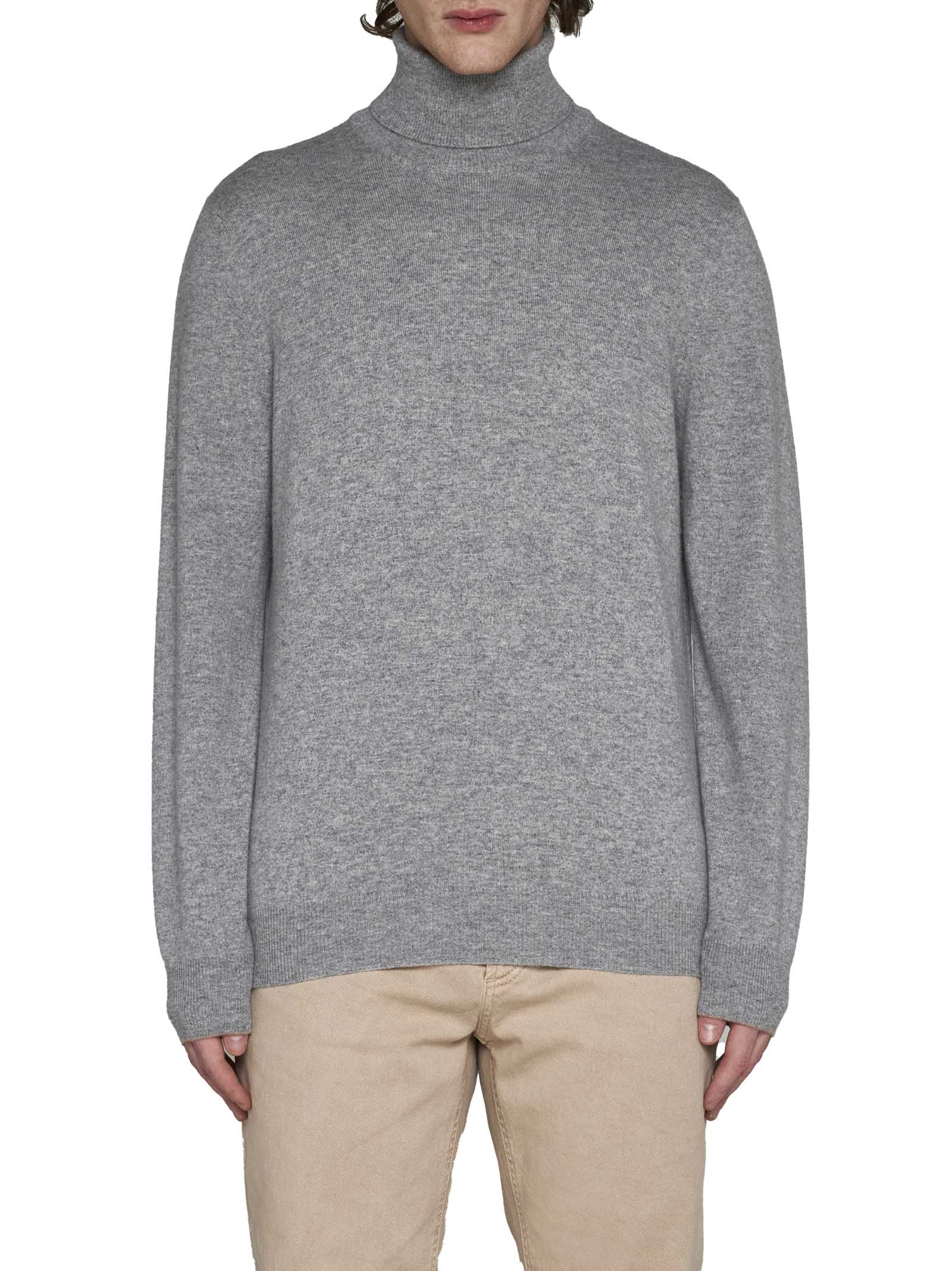 Shop Brunello Cucinelli Sweater In Grigio Chiaro