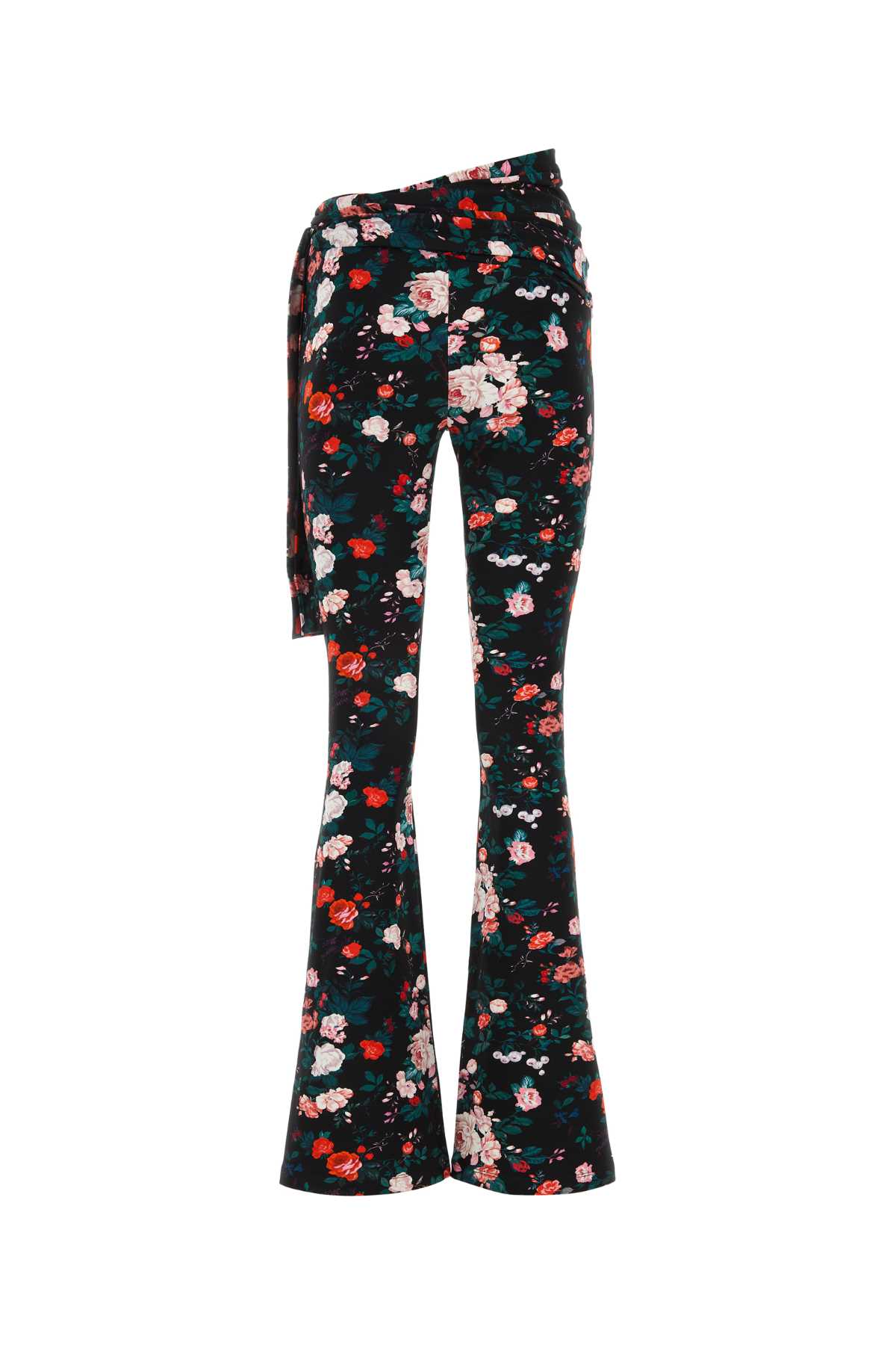 Shop Paco Rabanne Printed Stretch Viscose Pant In V986