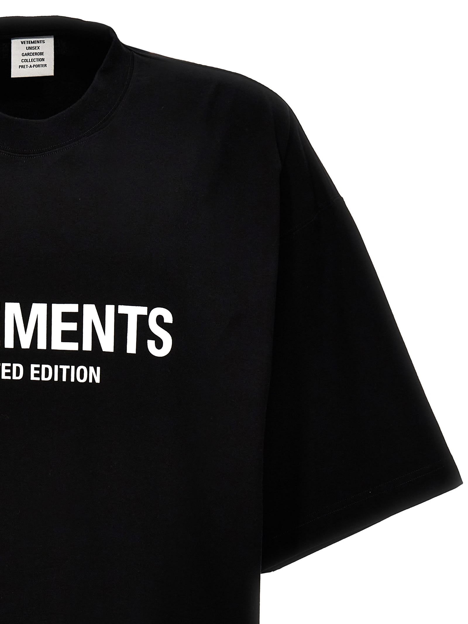 Shop Vetements Limited Edition T-shirt In White/black