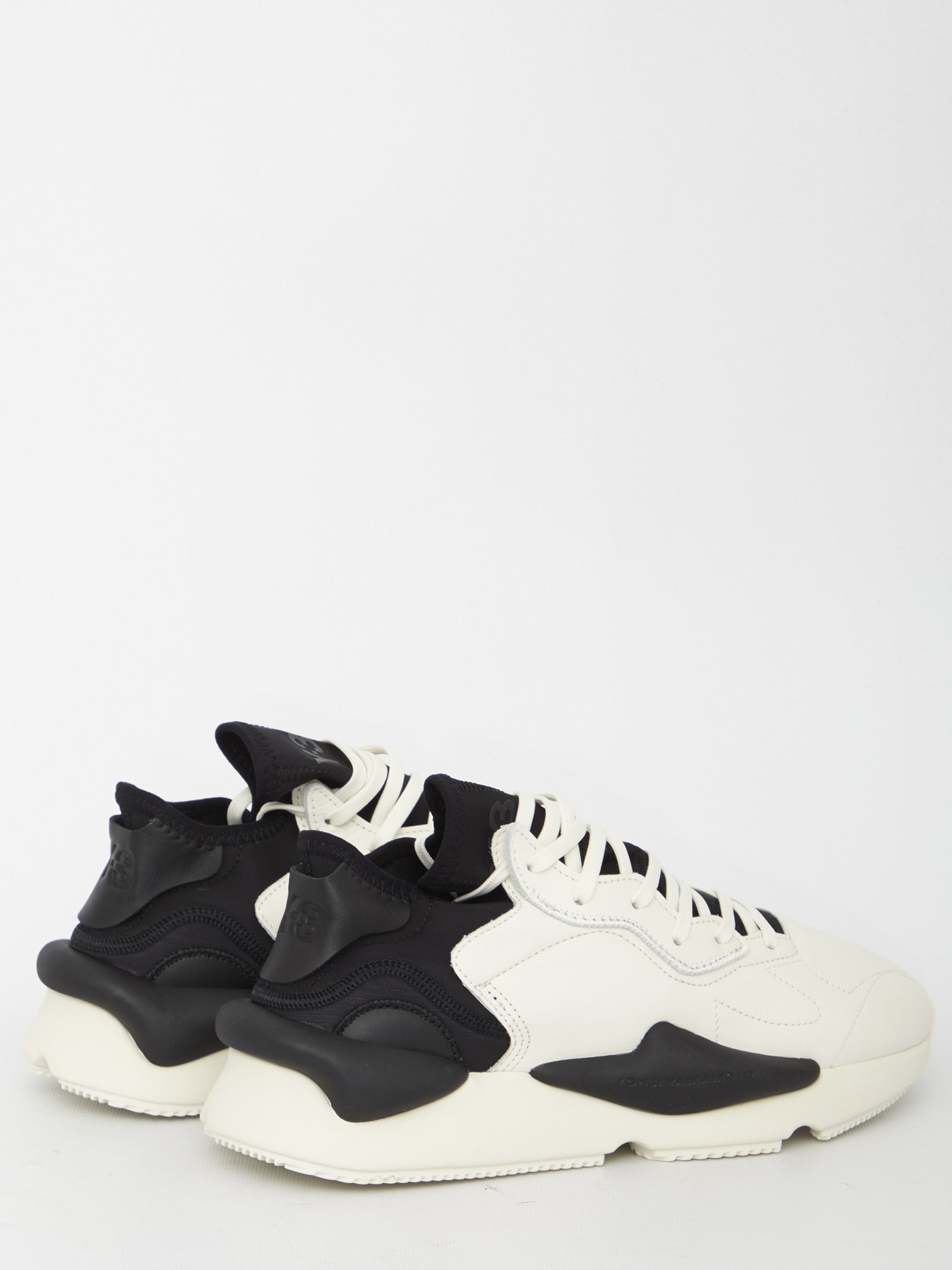 Shop Y-3 Kaiwa Sneakers In White