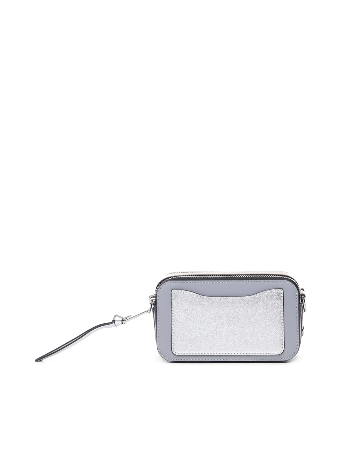 Shop Marc Jacobs The Snapshot Shoulder Bag In Wolf Grey/multi