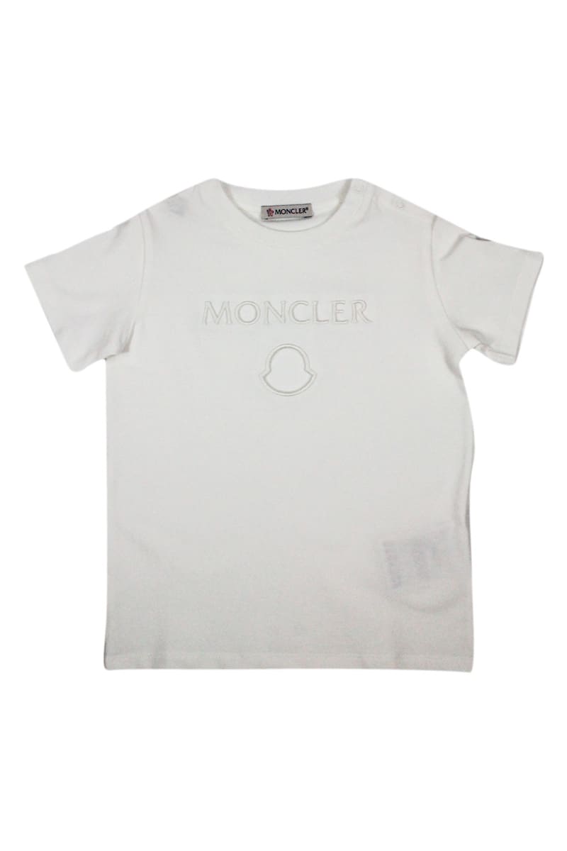 Moncler Short-sleeved Round-neck Baby T-shirt