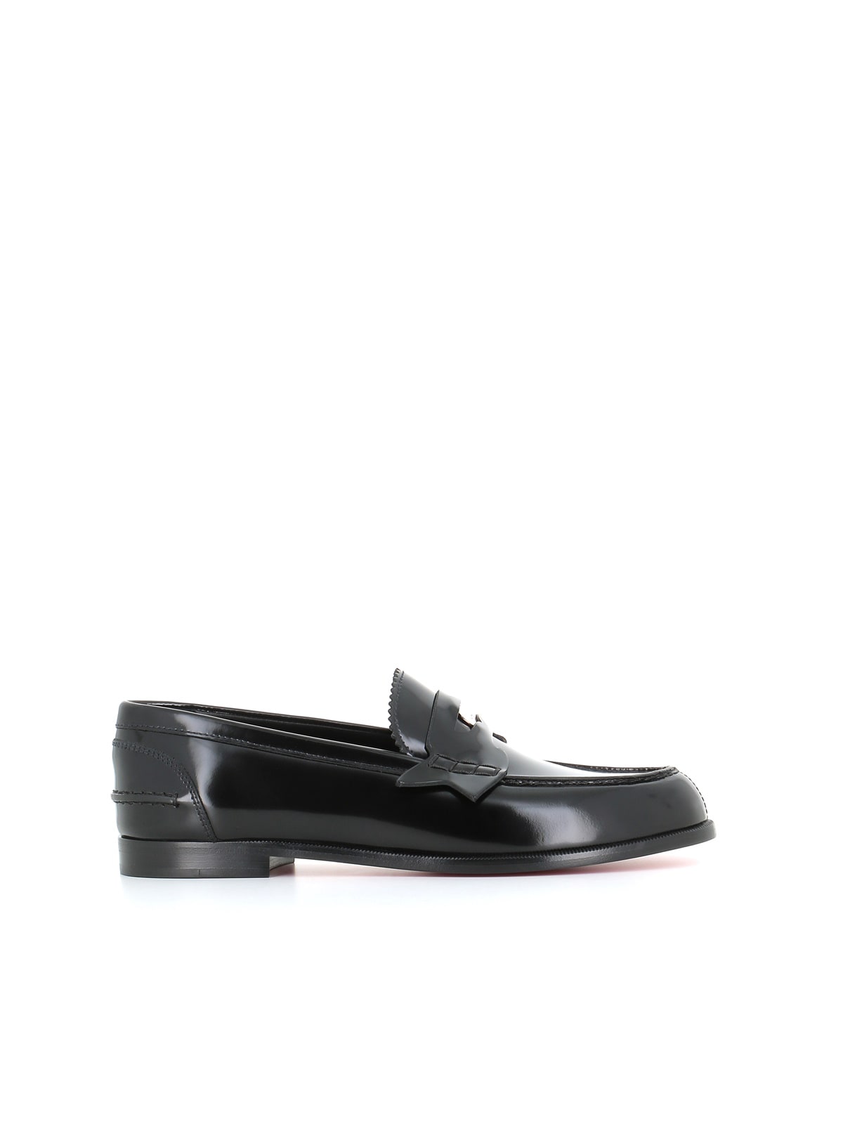 Shop Christian Louboutin Loafer Penny In Black