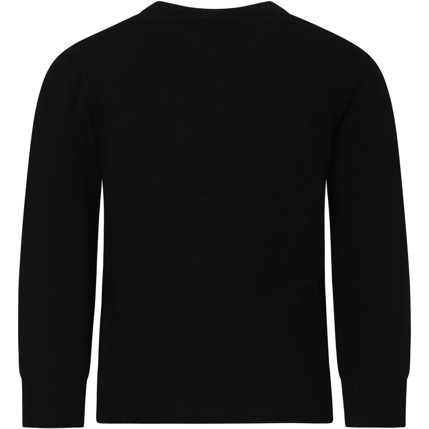 Shop Mc2 Saint Barth Black Sweater For Boy With Batman