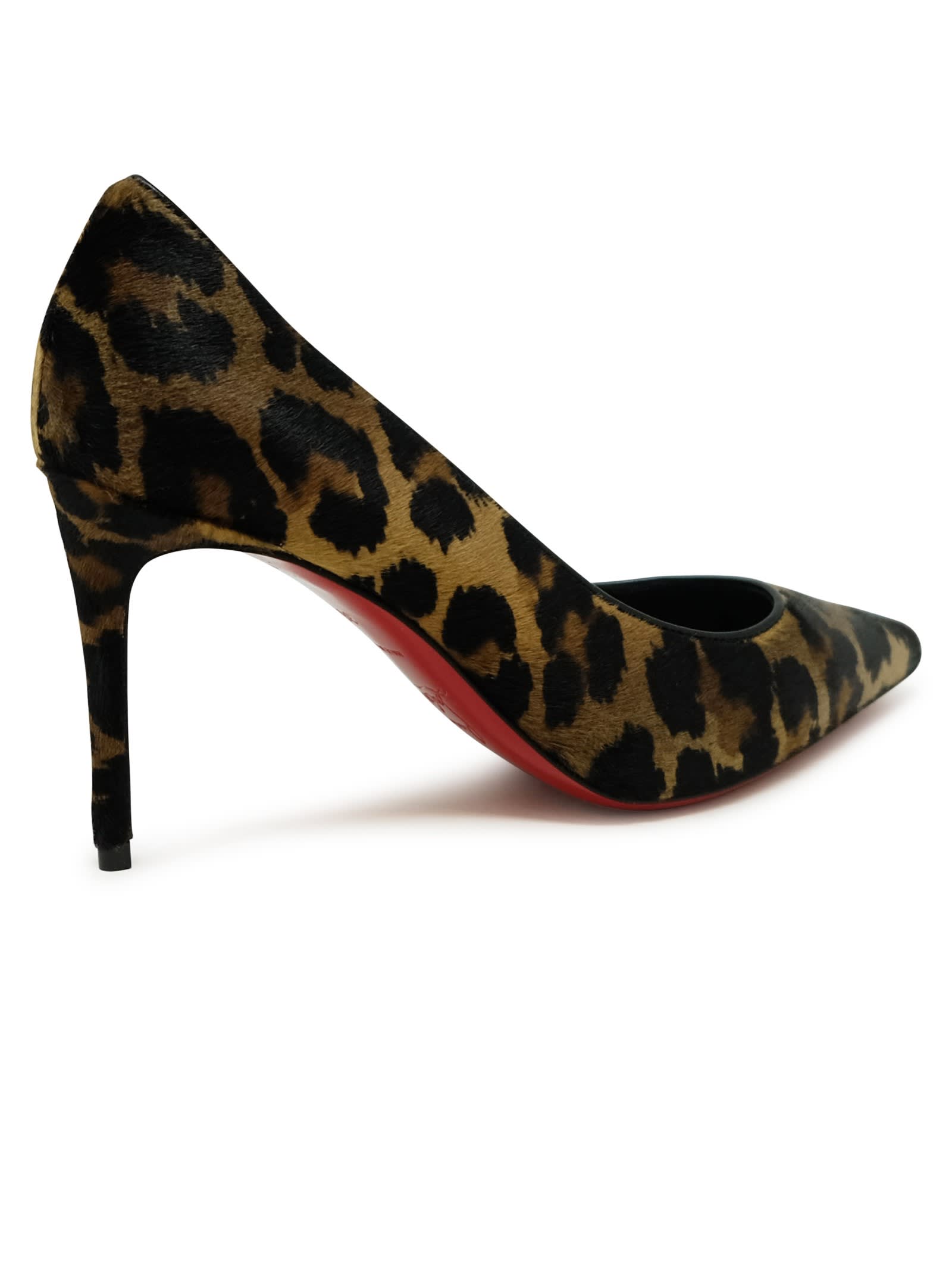 Christian Louboutin Leopard Pony Kitty Kate Pumps In Leopard