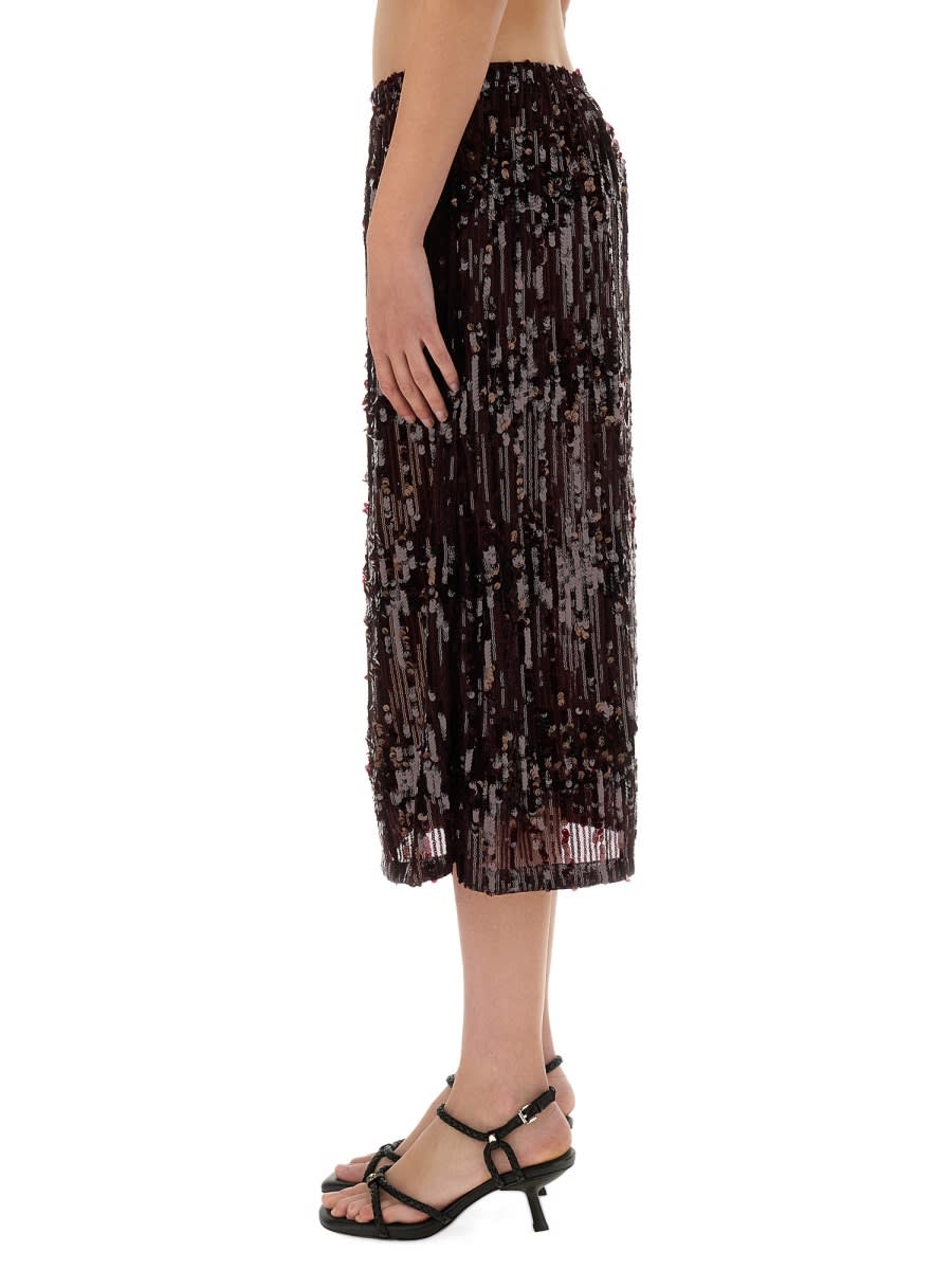 Baum Und Pferdgarten Midi Skirt Jaino In Brown