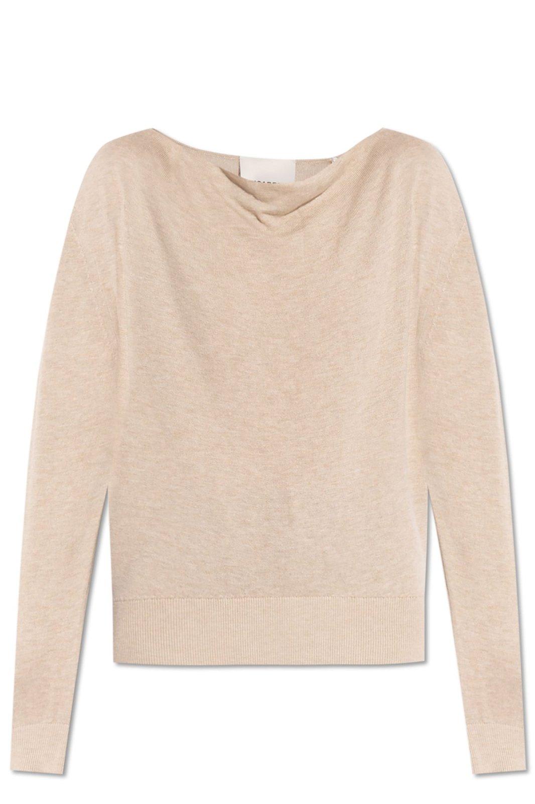 Marant Étoile Kristen Draped Knitted Jumper