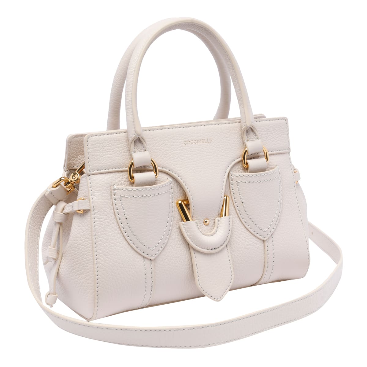 Shop Coccinelle York Handbag In White