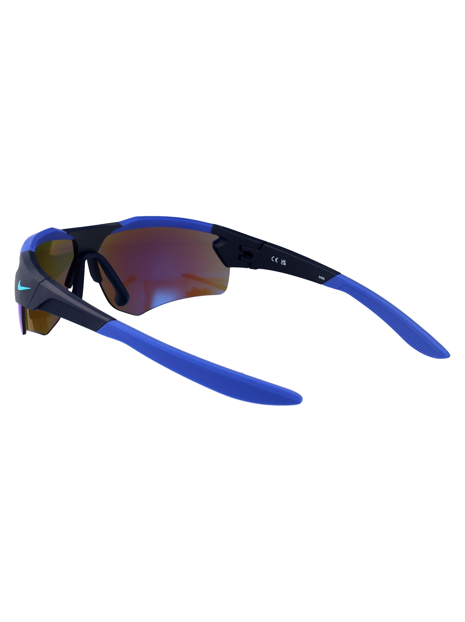 Nike Cloak Duo Shield Sunglasses In Blue